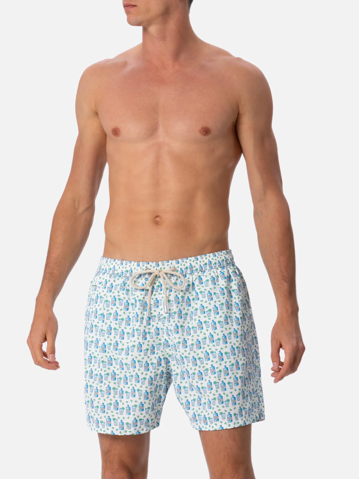 Costume da bagno in tessuto leggero con stampa cocktail gin tonic - Image 4