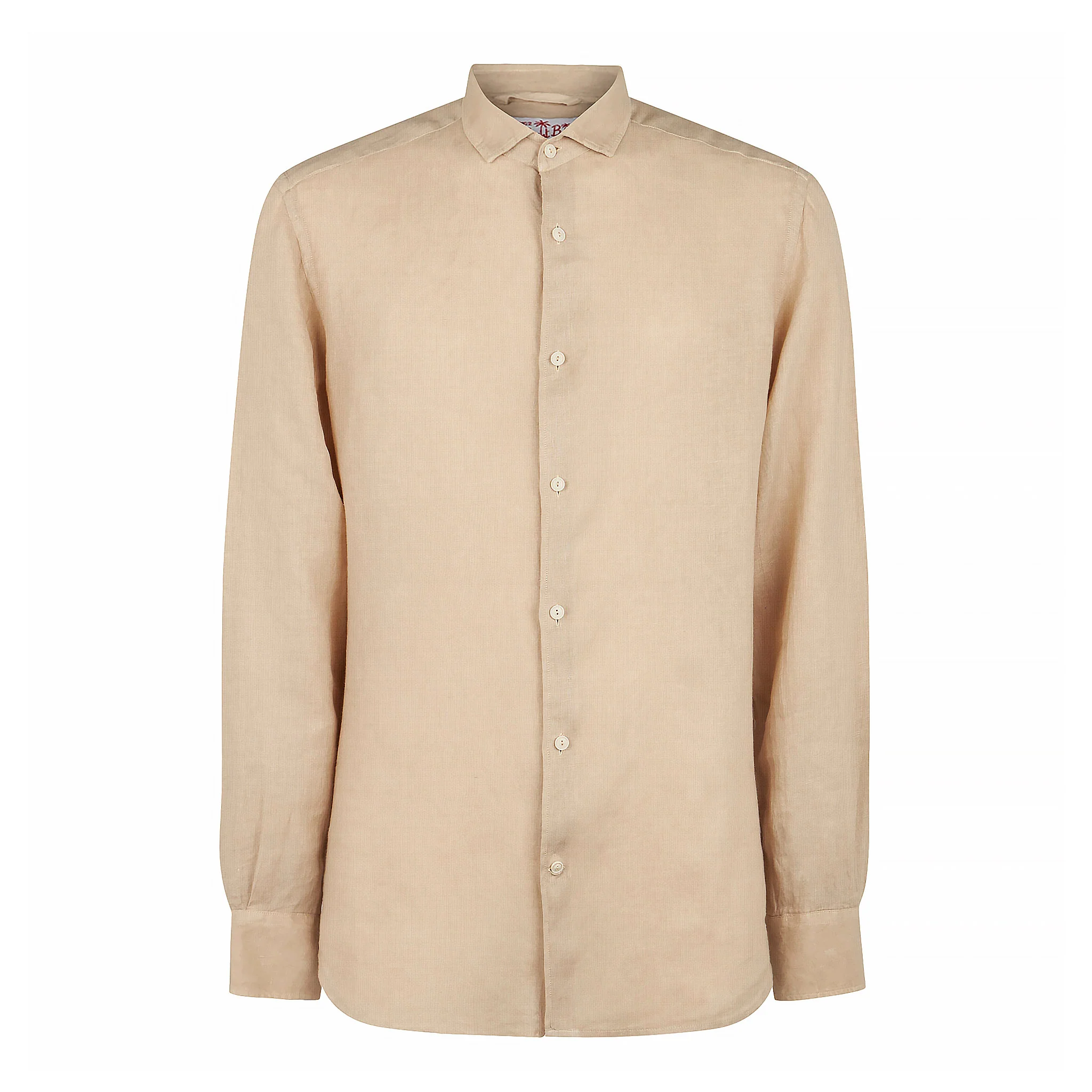 Camicia Pamplona in lino beige - Image 4