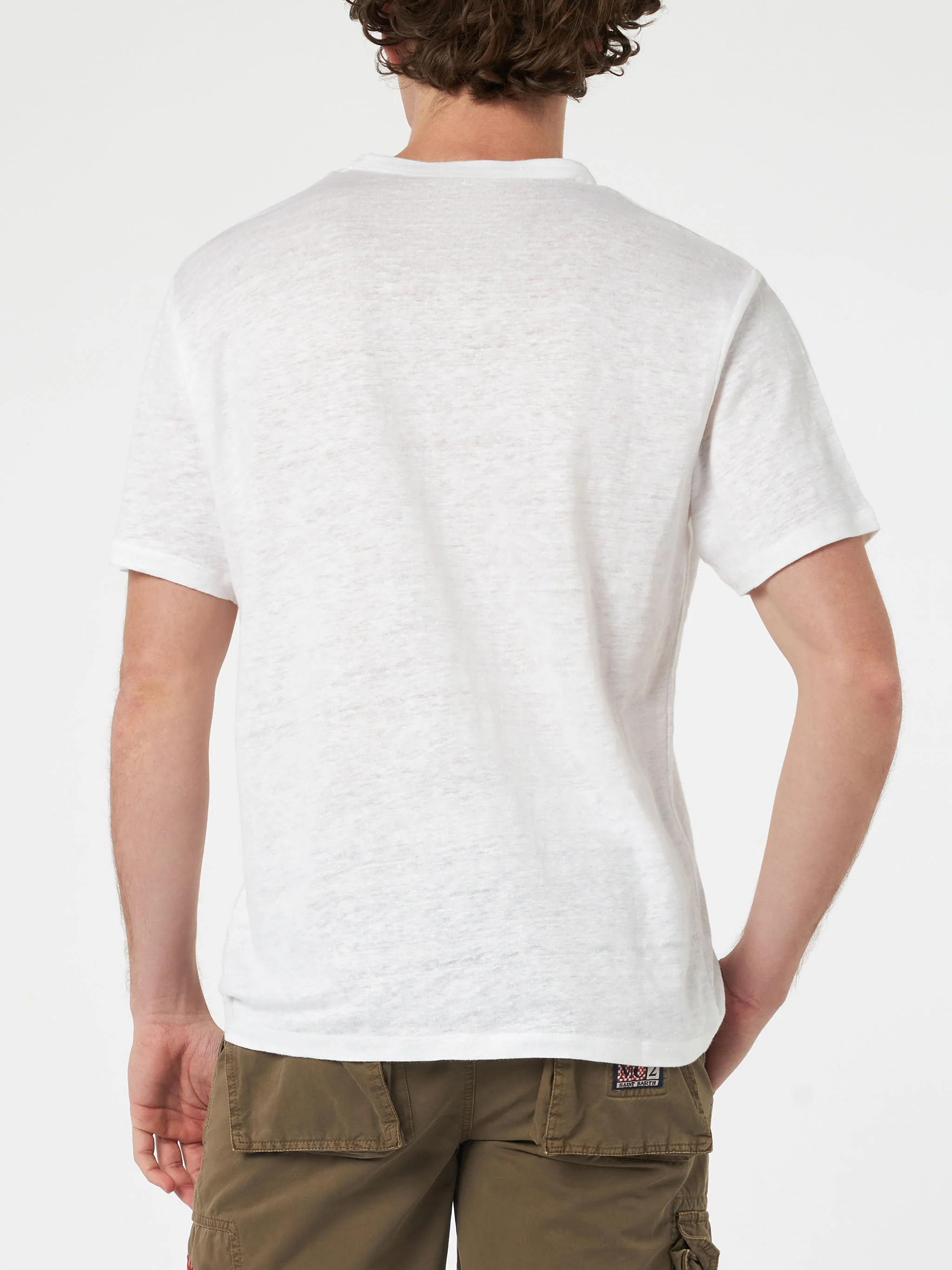T-shirt Ecstasea in lino jersey con stampa Beach Therapy - Image 4