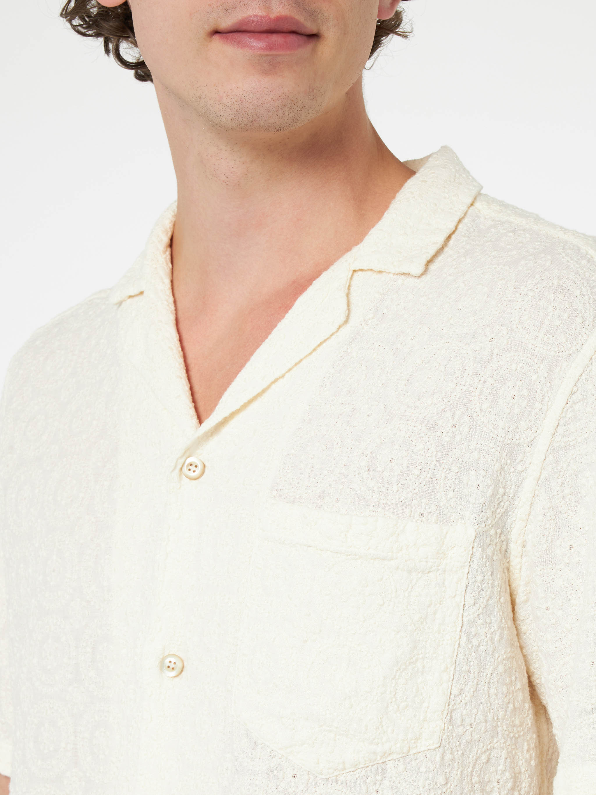 Camicia Kalea in lino con ricamo floreale - Image 2