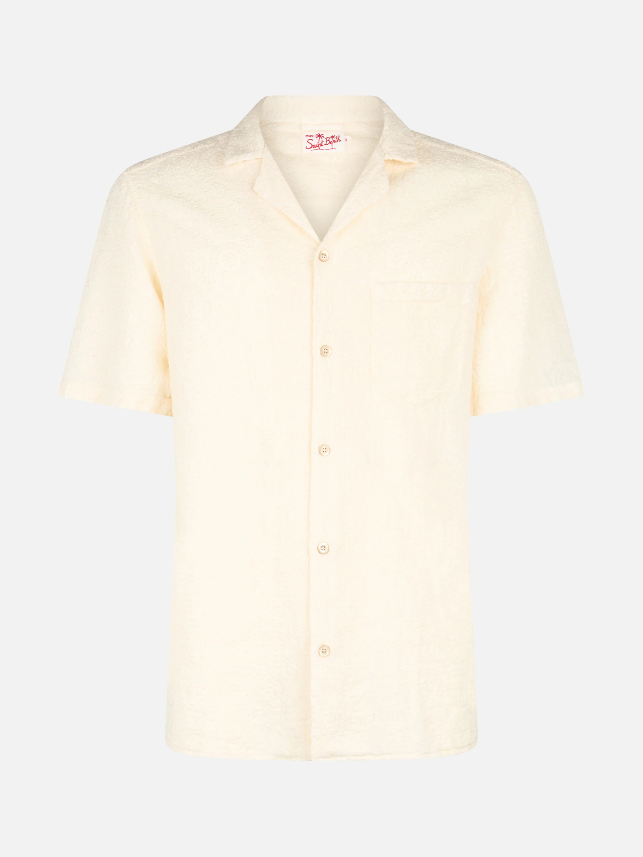 Camicia Kalea in lino con ricamo floreale - Image 4