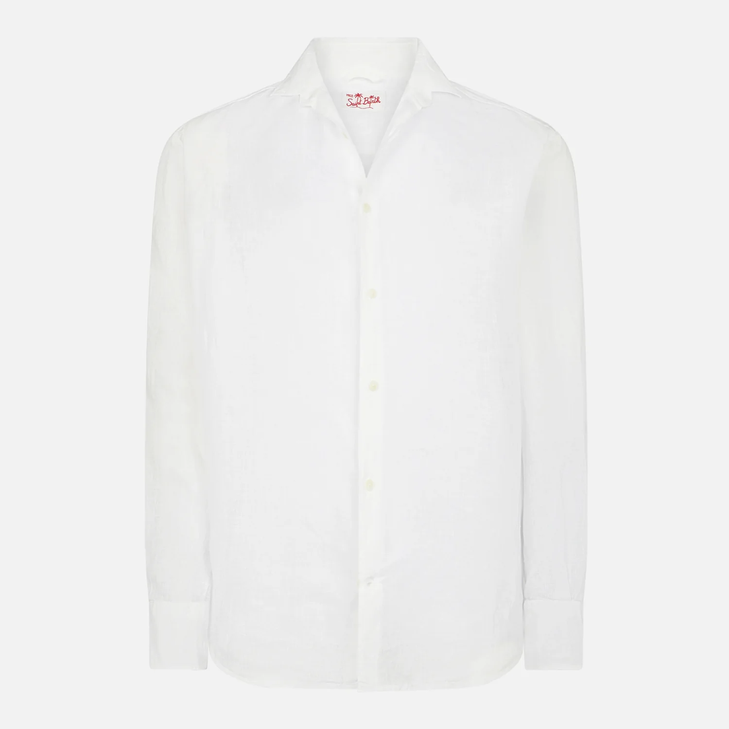 Camicia Pamplona in lino bianco - Image 4