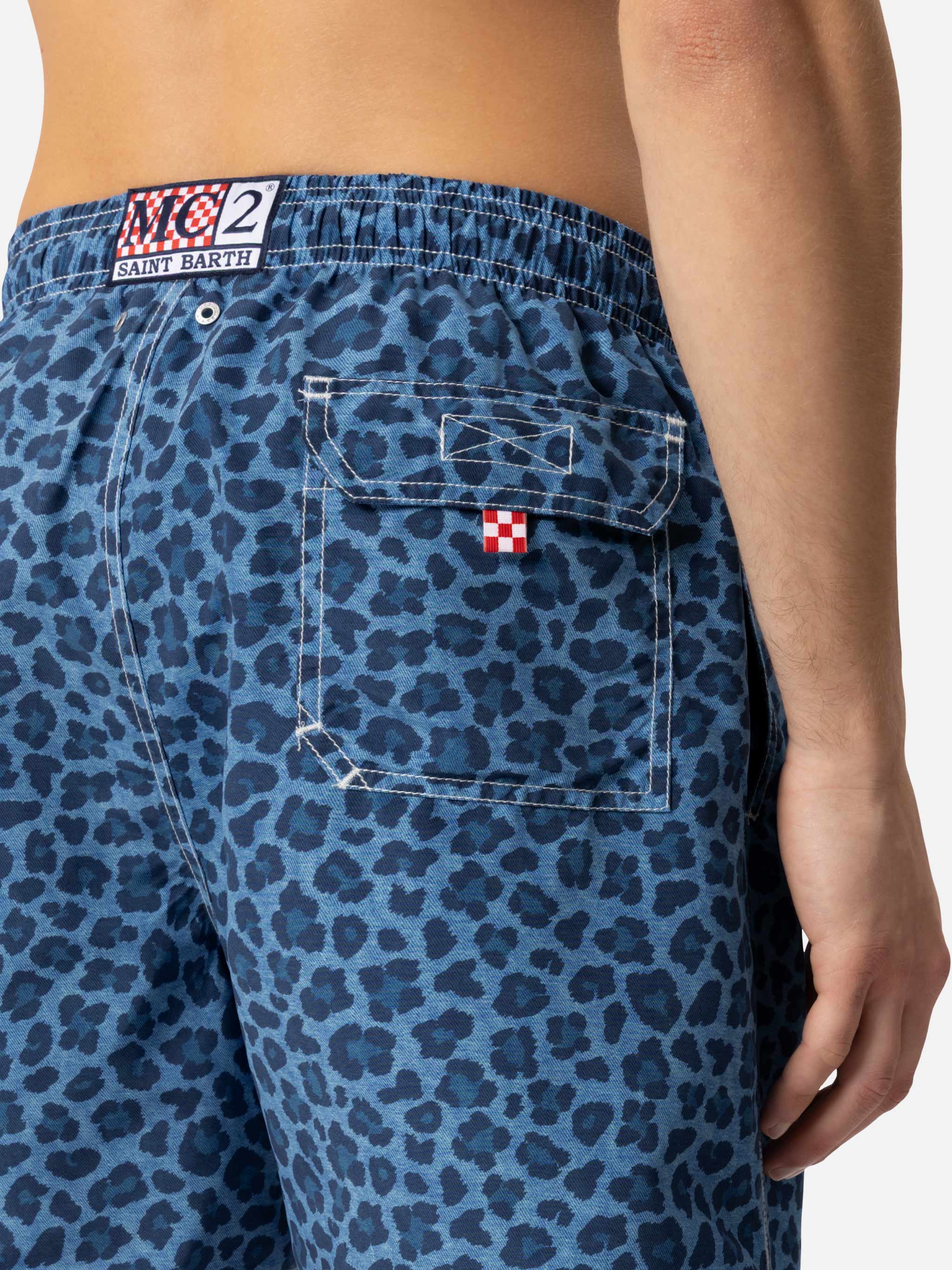 Costume Gustavia stampa animalier denim - Image 8