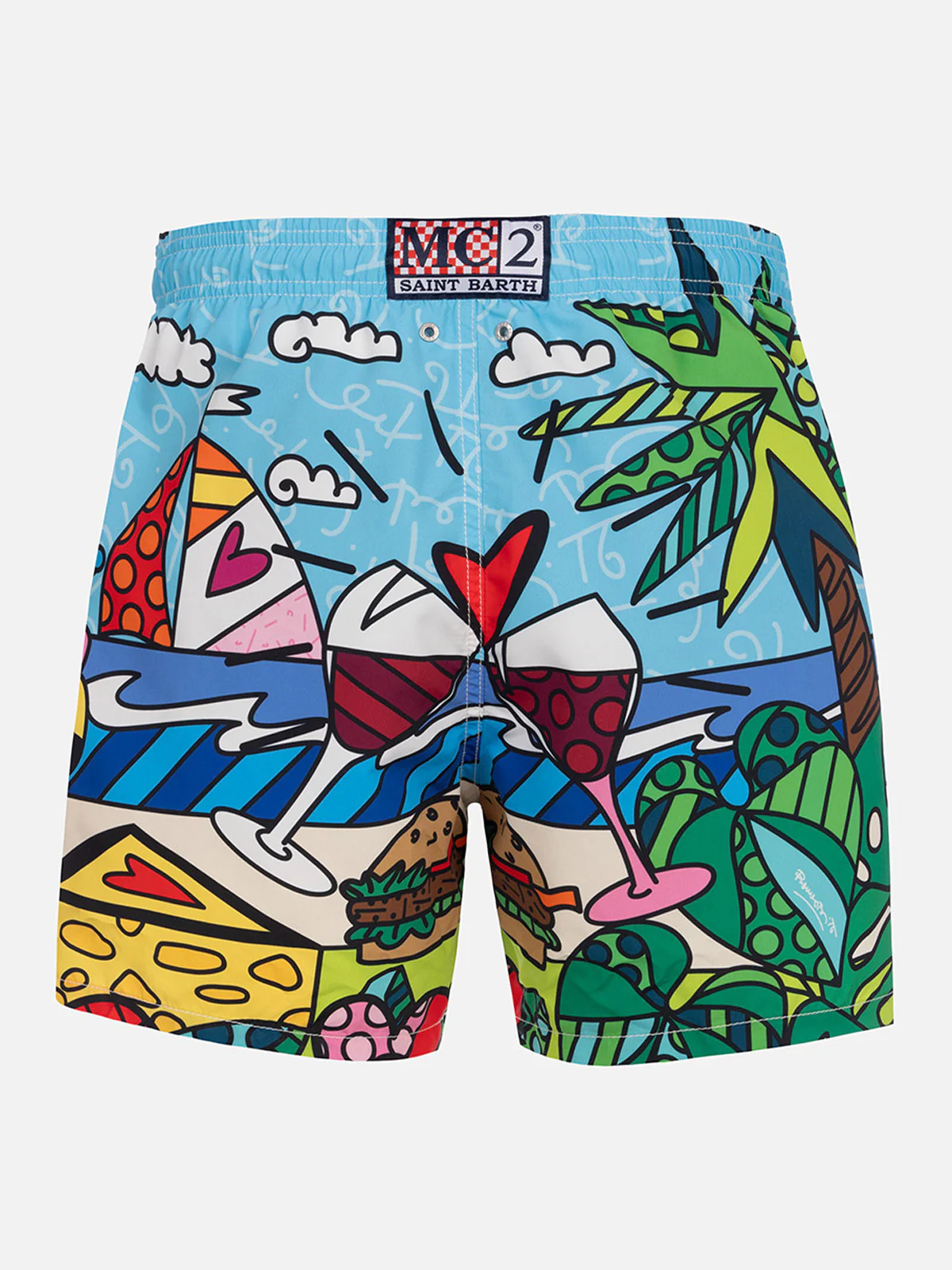 Costume Gustavia con stampa piazzata Romero Britto Very Miami | Special Edition - Image 2