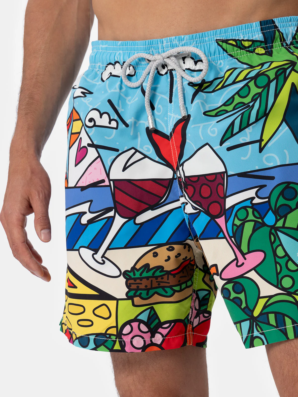 Costume Gustavia con stampa piazzata Romero Britto Very Miami | Special Edition - Image 3