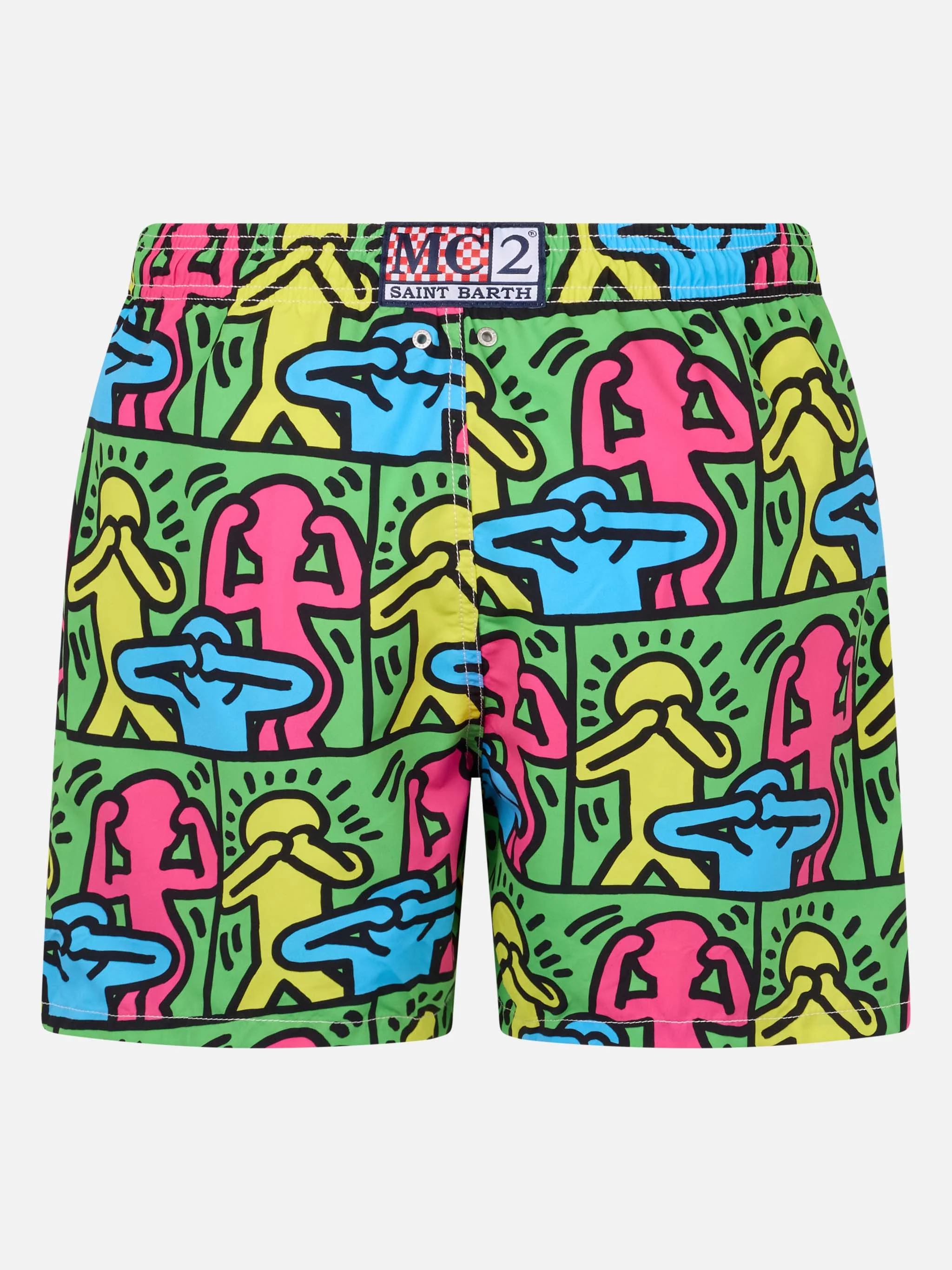 Costume Gustavia con stampa piazzata Keith Haring People | Special Edition - Image 2