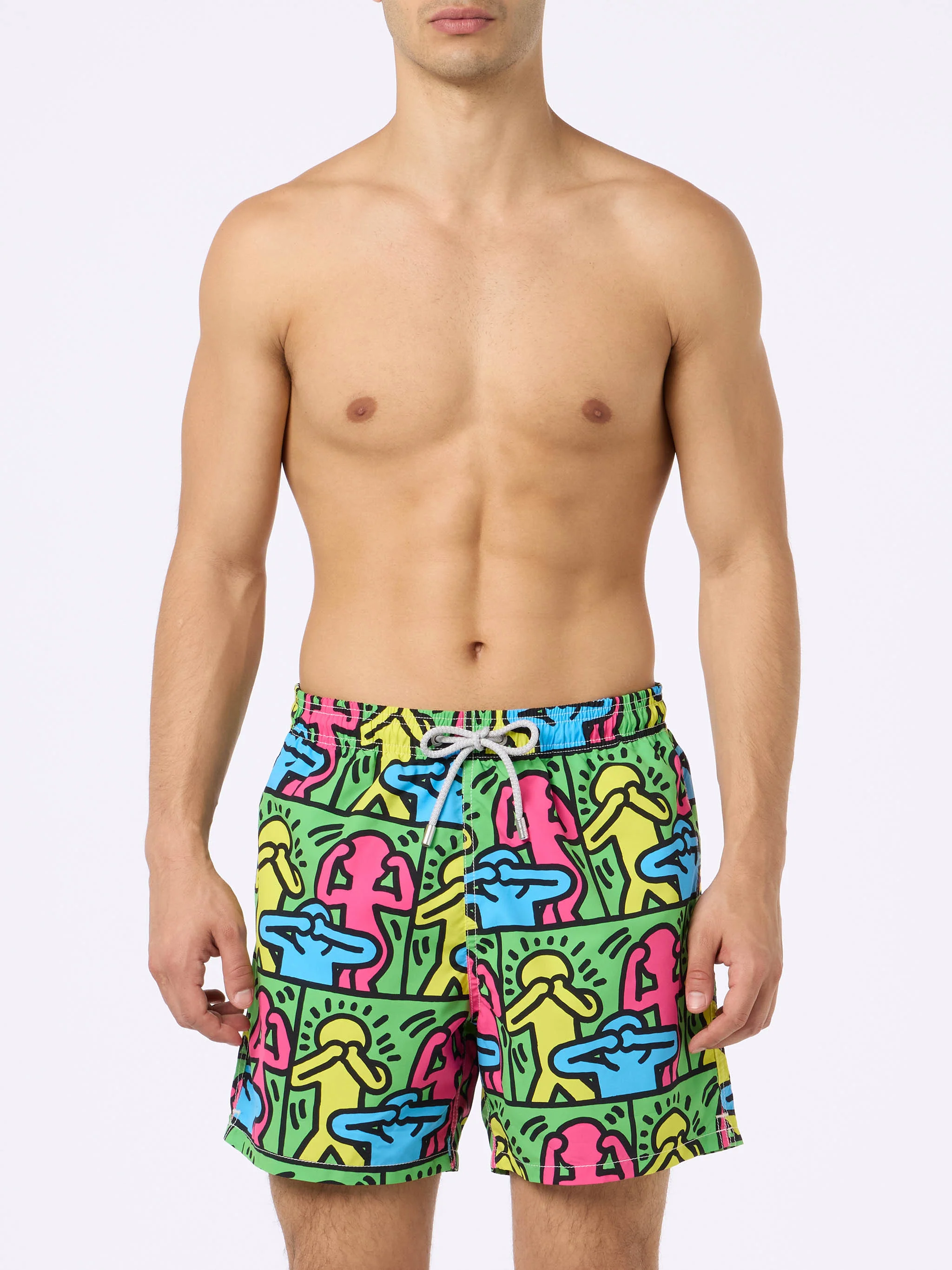 Costume Gustavia con stampa piazzata Keith Haring People | Special Edition - Image 3