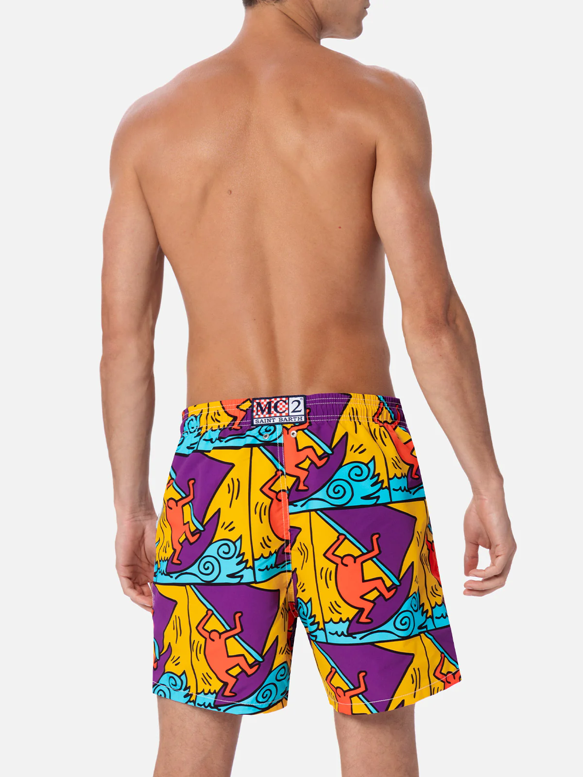 Costume Gustavia con stampa piazzata Keith Haring Sail | Special Edition - Image 5