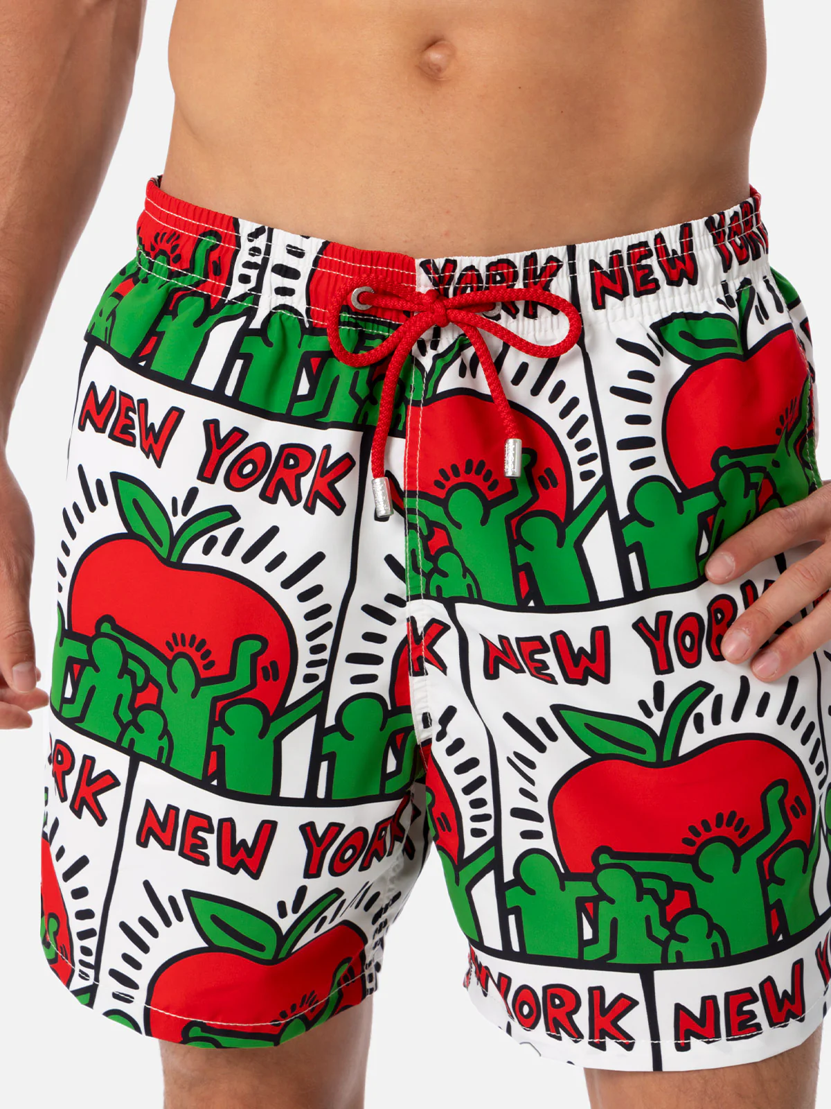 Costume Gustavia con stampa piazzata Keith Haring NY | Special Edition - Image 3