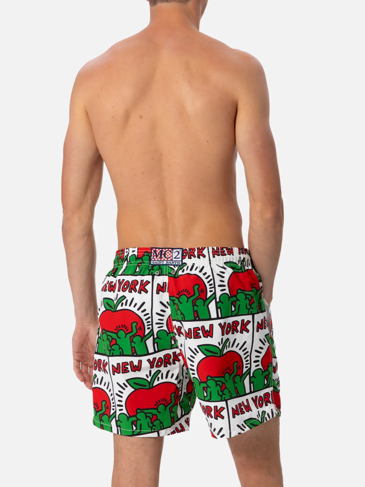 Costume Gustavia con stampa piazzata Keith Haring NY | Special Edition - Image 5