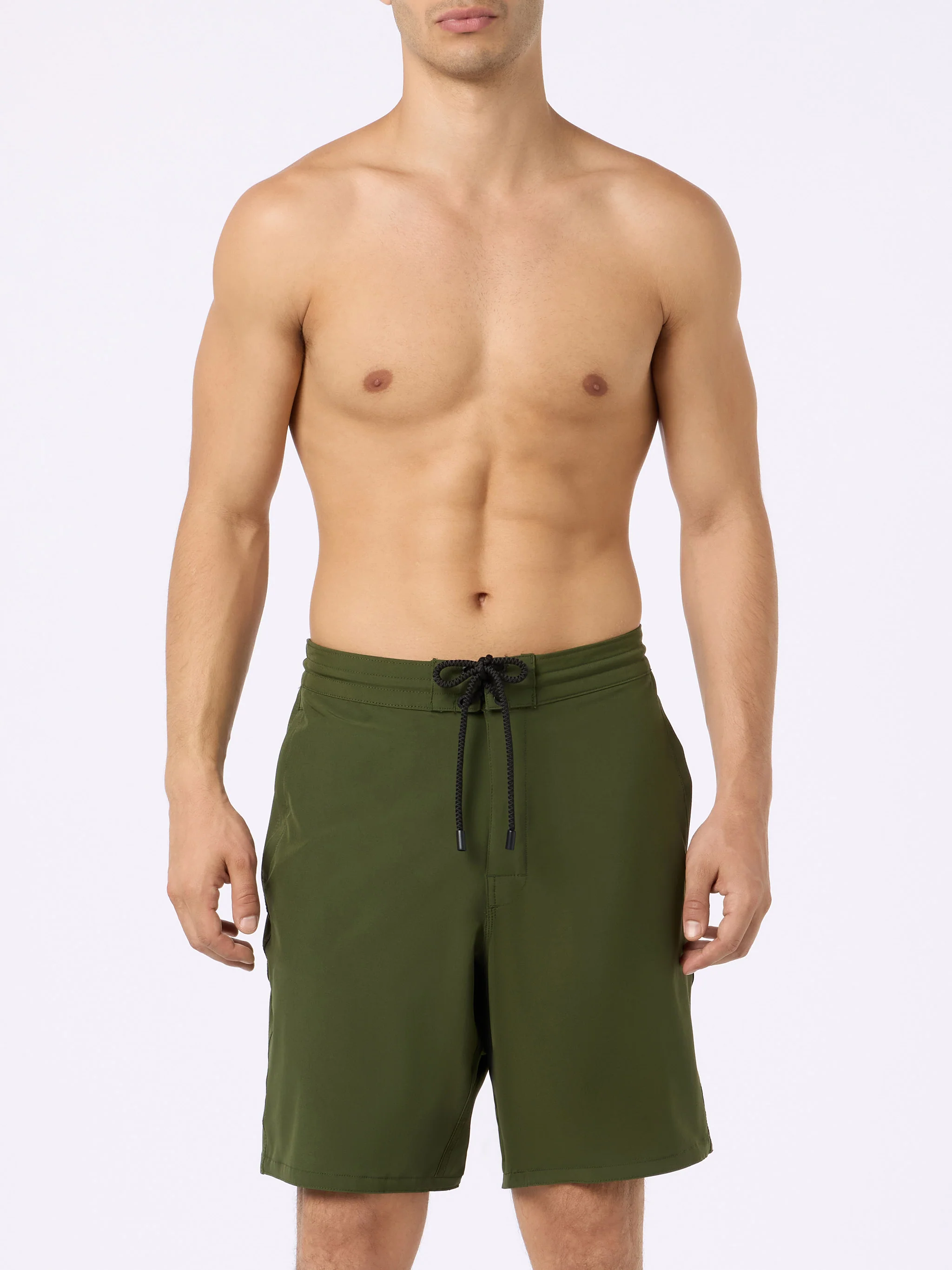 Costume lungo elasticizzato Comfort Surf verde militare - Image 3