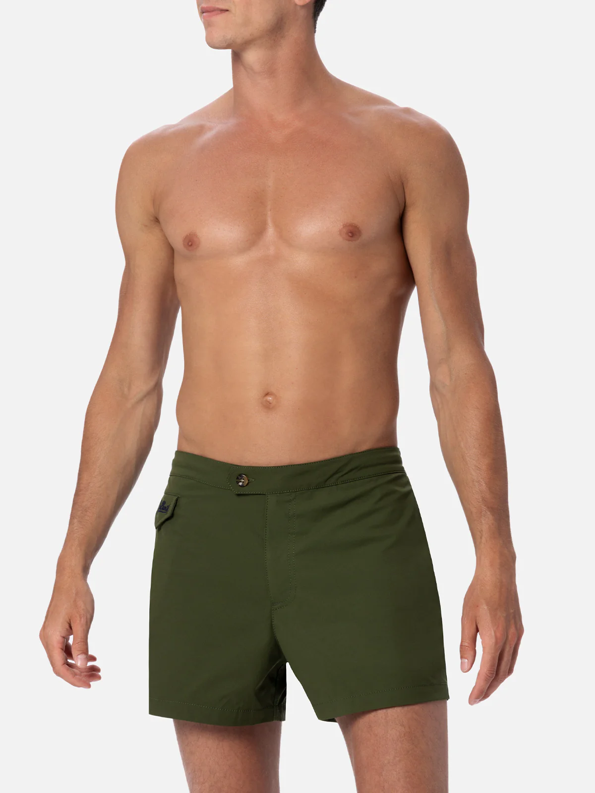 Costume Harrys verde militare tinta unita - Image 3