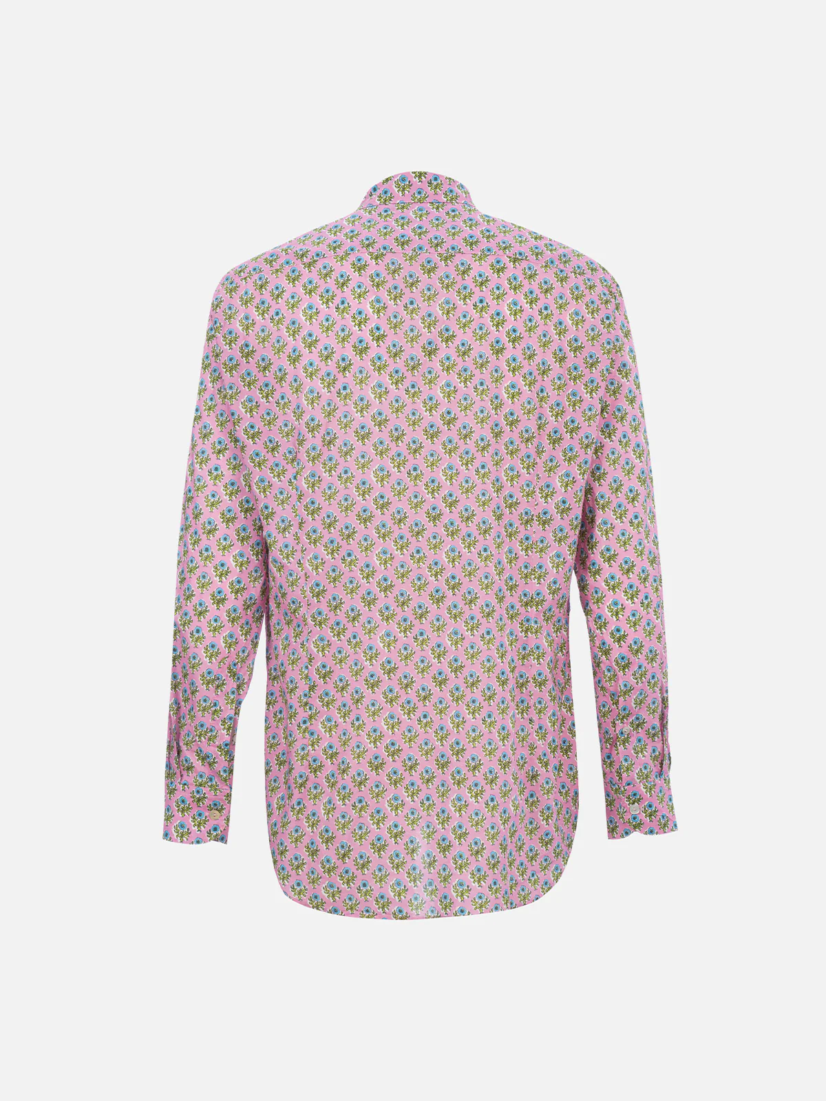 Camicia Sikelia in cotone mussola stampa fiori multicolor - Image 5