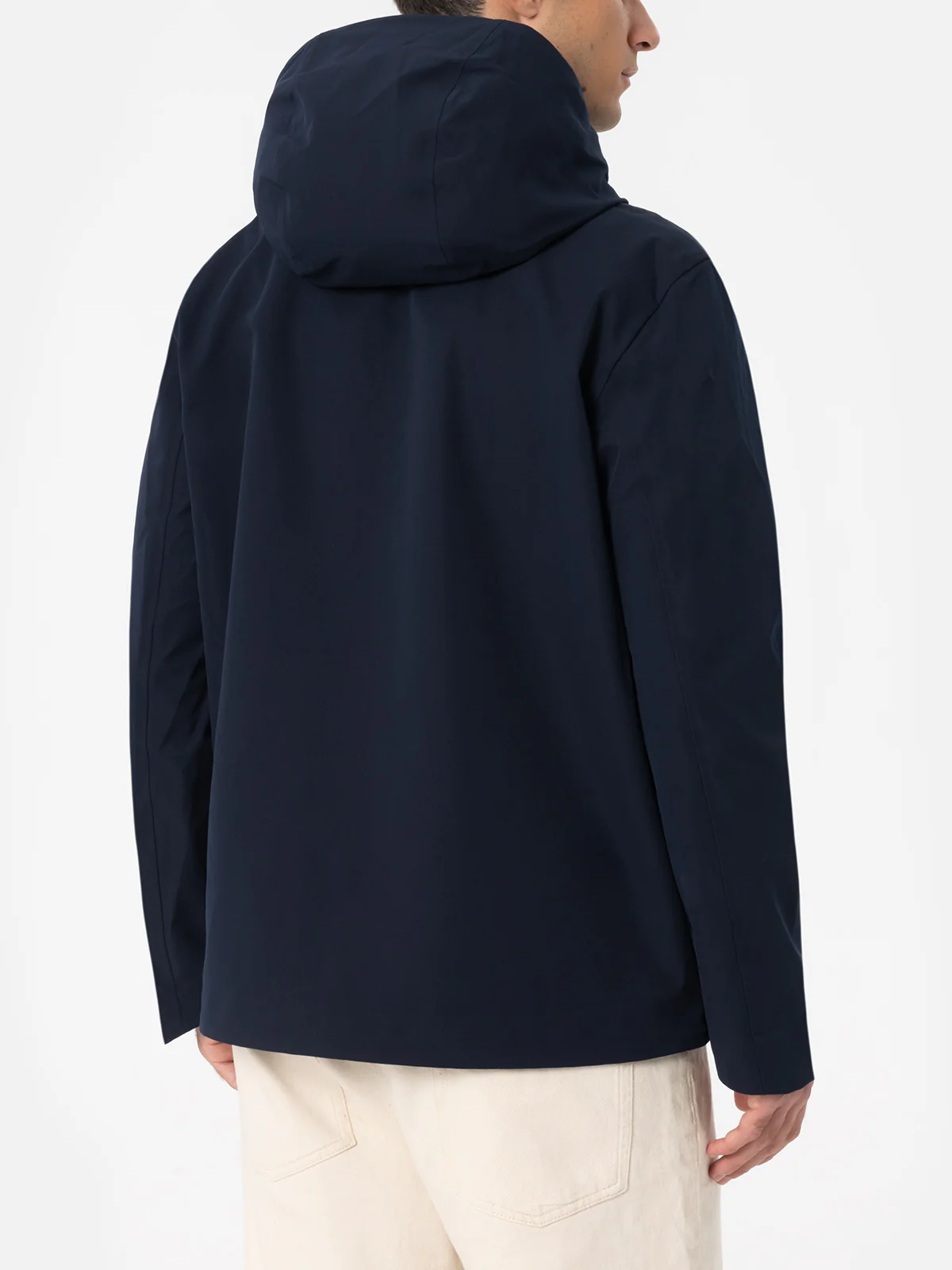 Giacca Parson in tessuto tecnico 3 layer blu navy tinta unita - Image 4