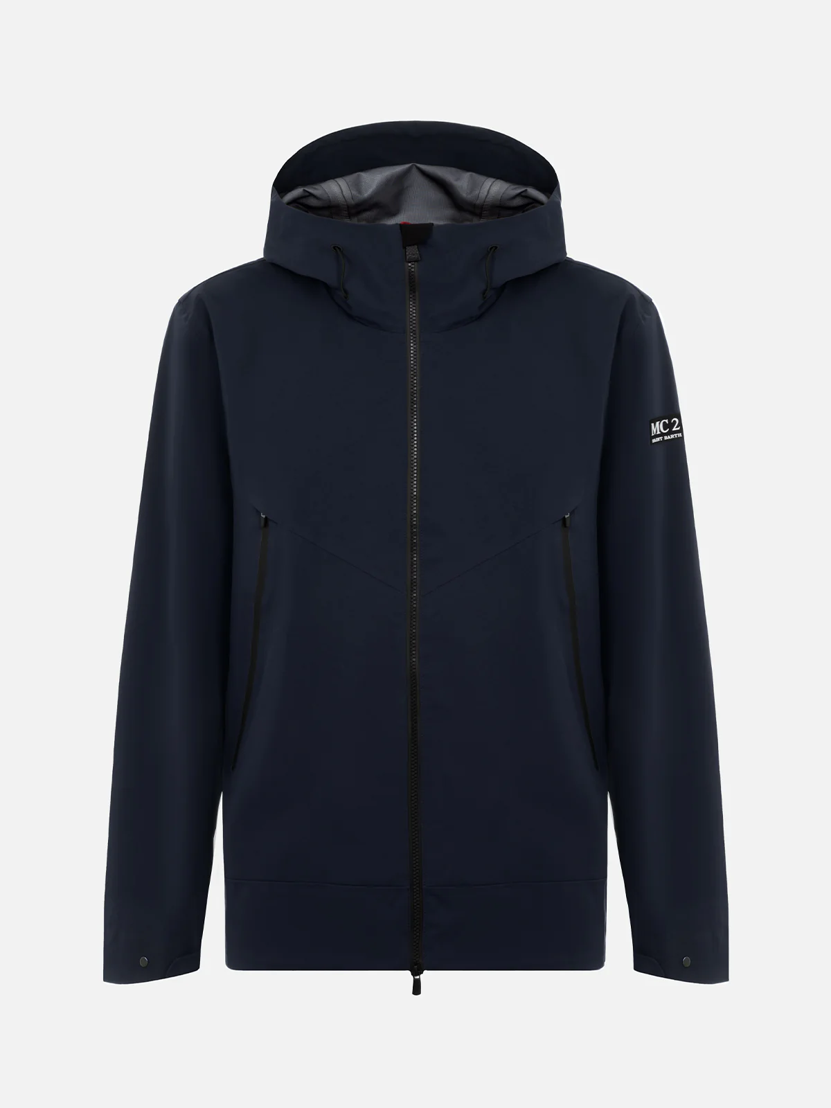 Giacca Parson in tessuto tecnico 3 layer blu navy tinta unita - Image 5