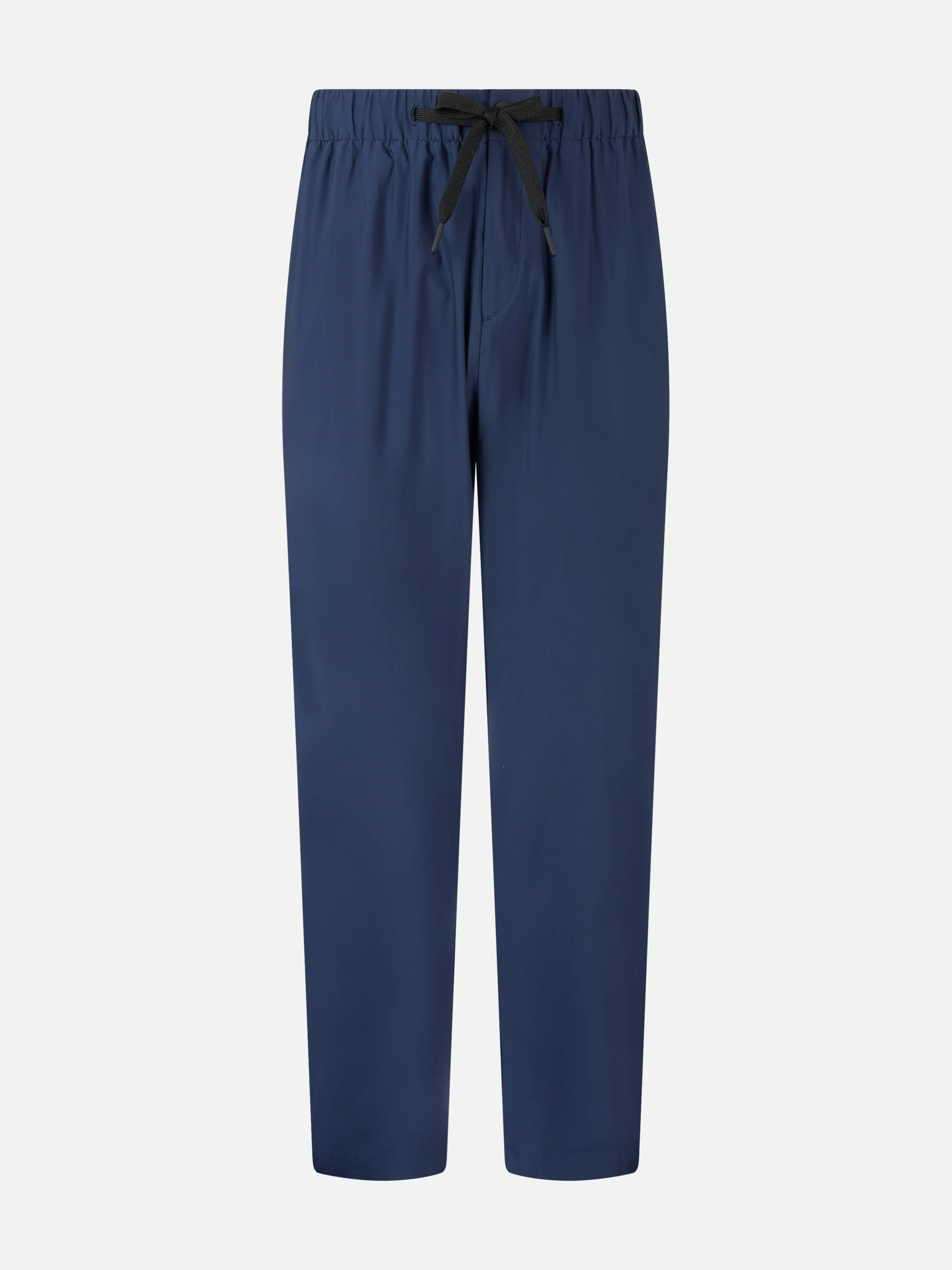 Pantaloni Porter in tessuto tecnico Solaro blu navy tinta unita - Image 5