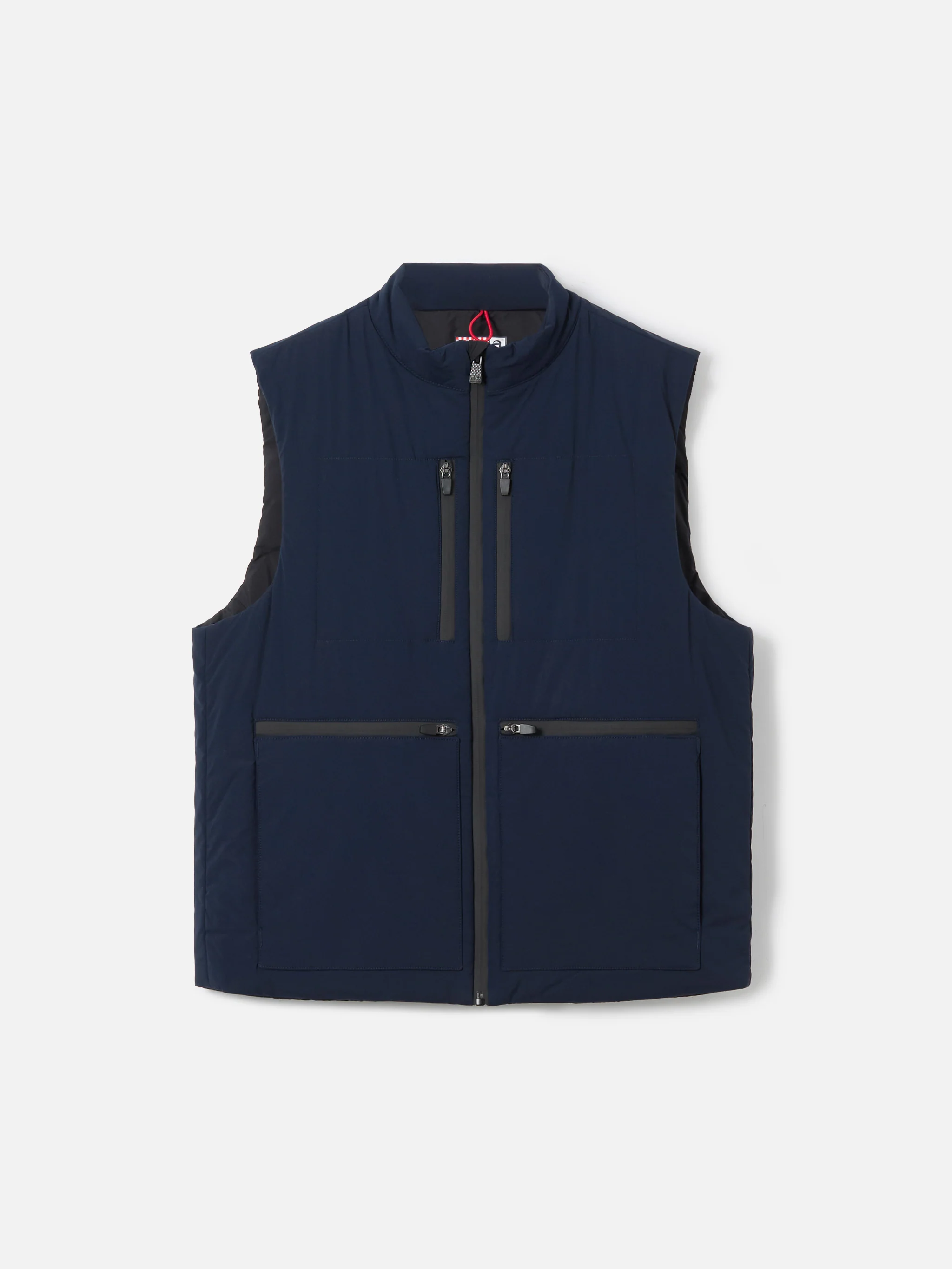 Gilet Vonn imbottito in tessuto tecnico blu navy tinta unita - Image 7