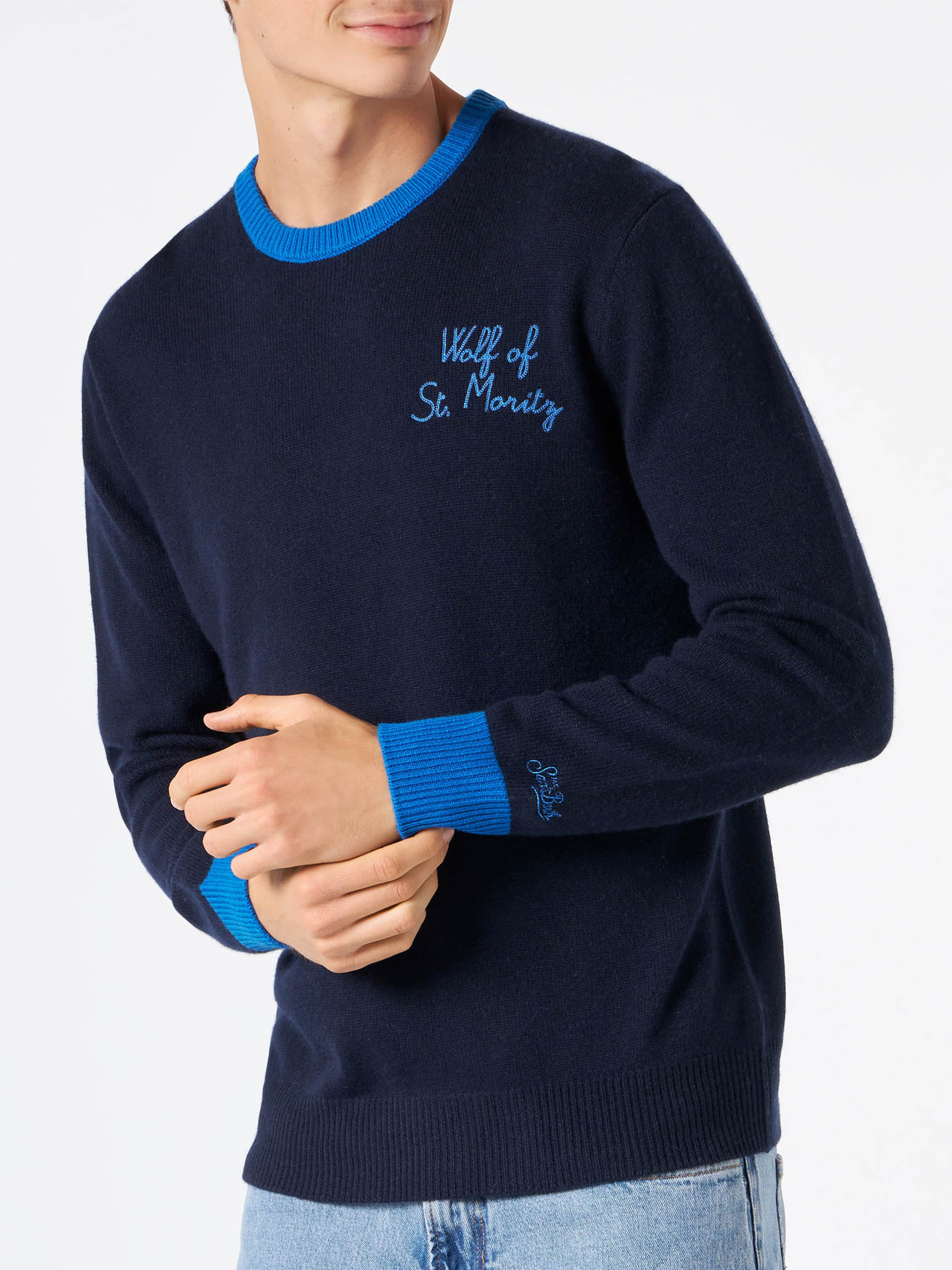 Maglia Heron con ricamo Wolf of St. Moritz - Image 3