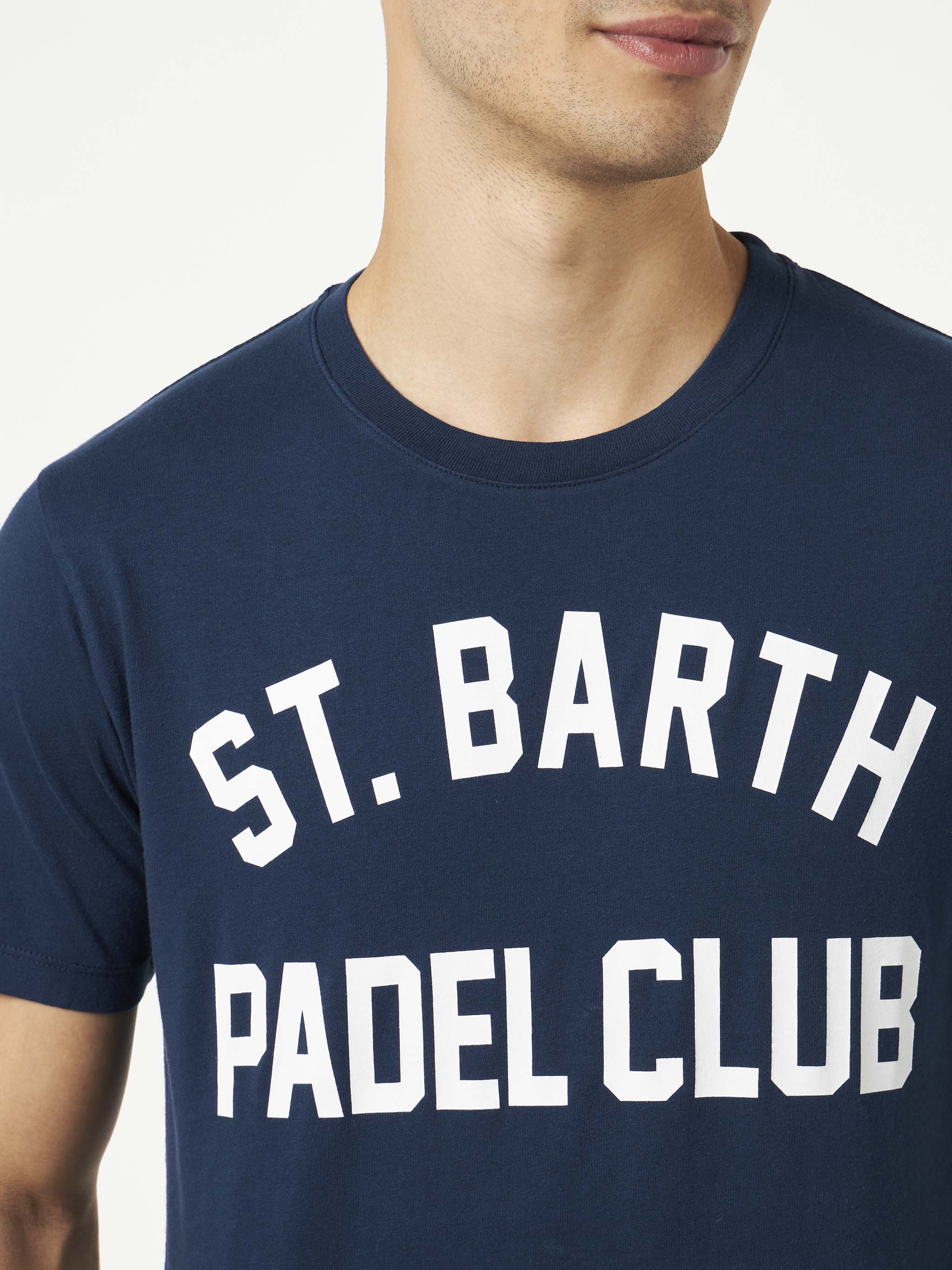 T-shirt Jack stampa St. Barth Padel Club blu navy - Image 2