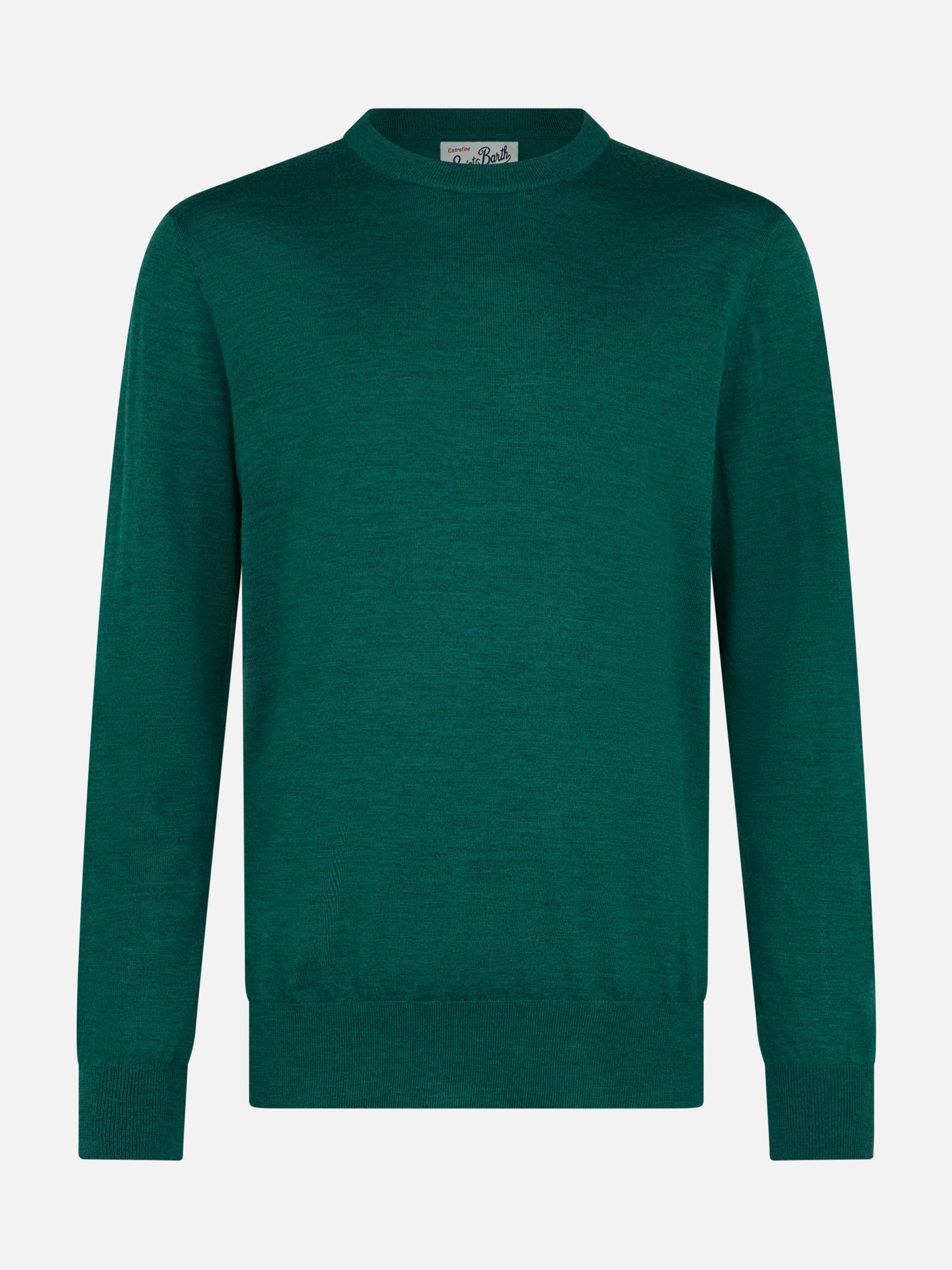 Maglione Regent in 100% LANA MERINO verde inglese - Image 3