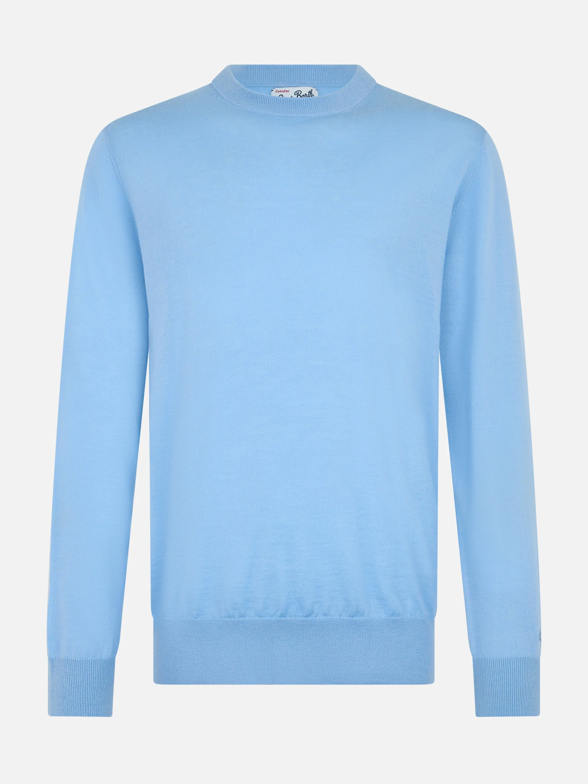 Maglione Regent in 100% LANA MERINO azzurra - Image 3