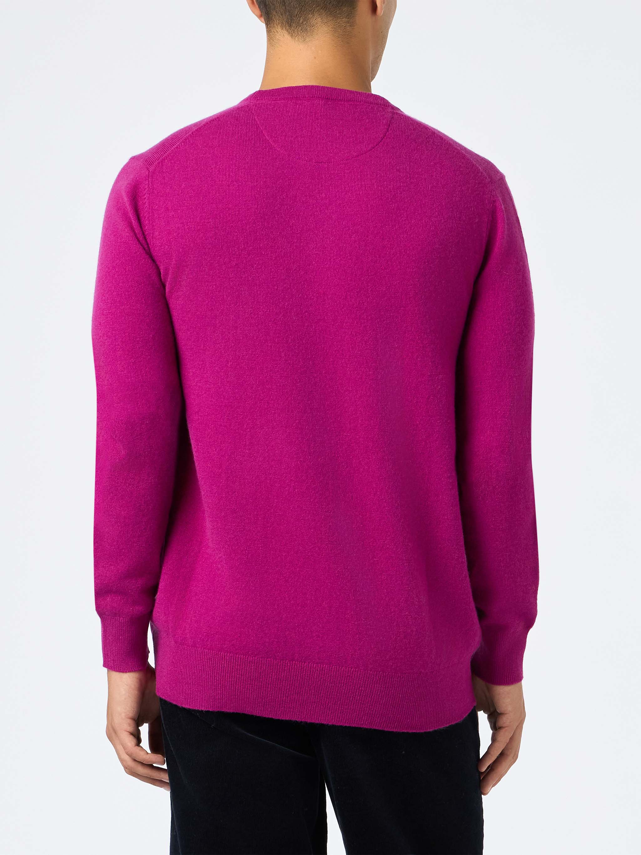 Maglione girocollo Regent in MISTO CASHMERE peonia - Image 2