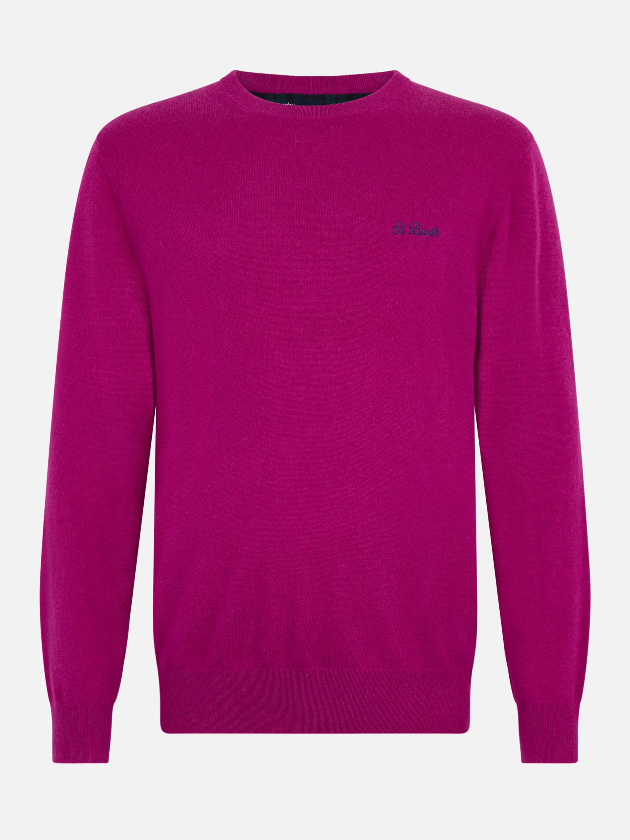 Maglione girocollo Regent in MISTO CASHMERE peonia - Image 4