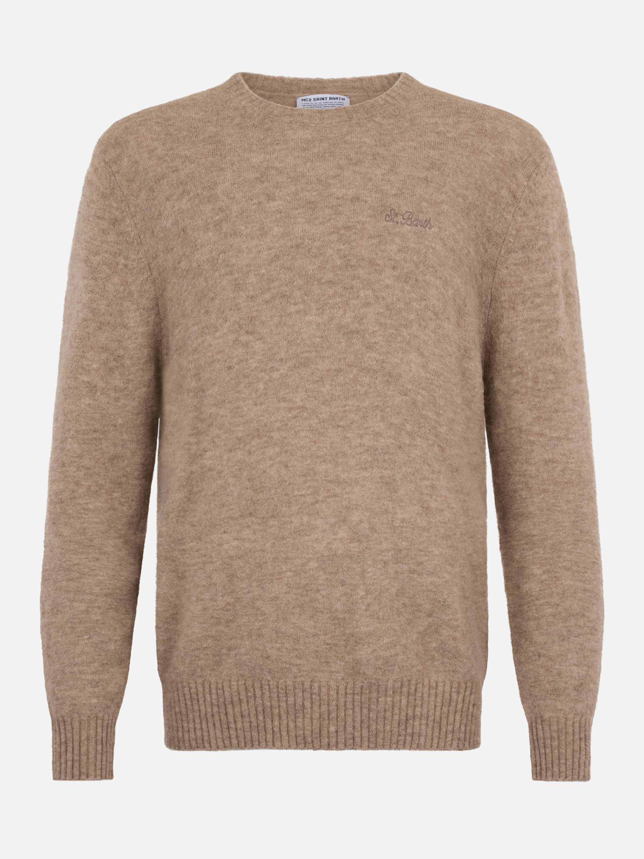 Maglione girocollo Regent in ALPACA STRETCH elasticizzato - Image 4
