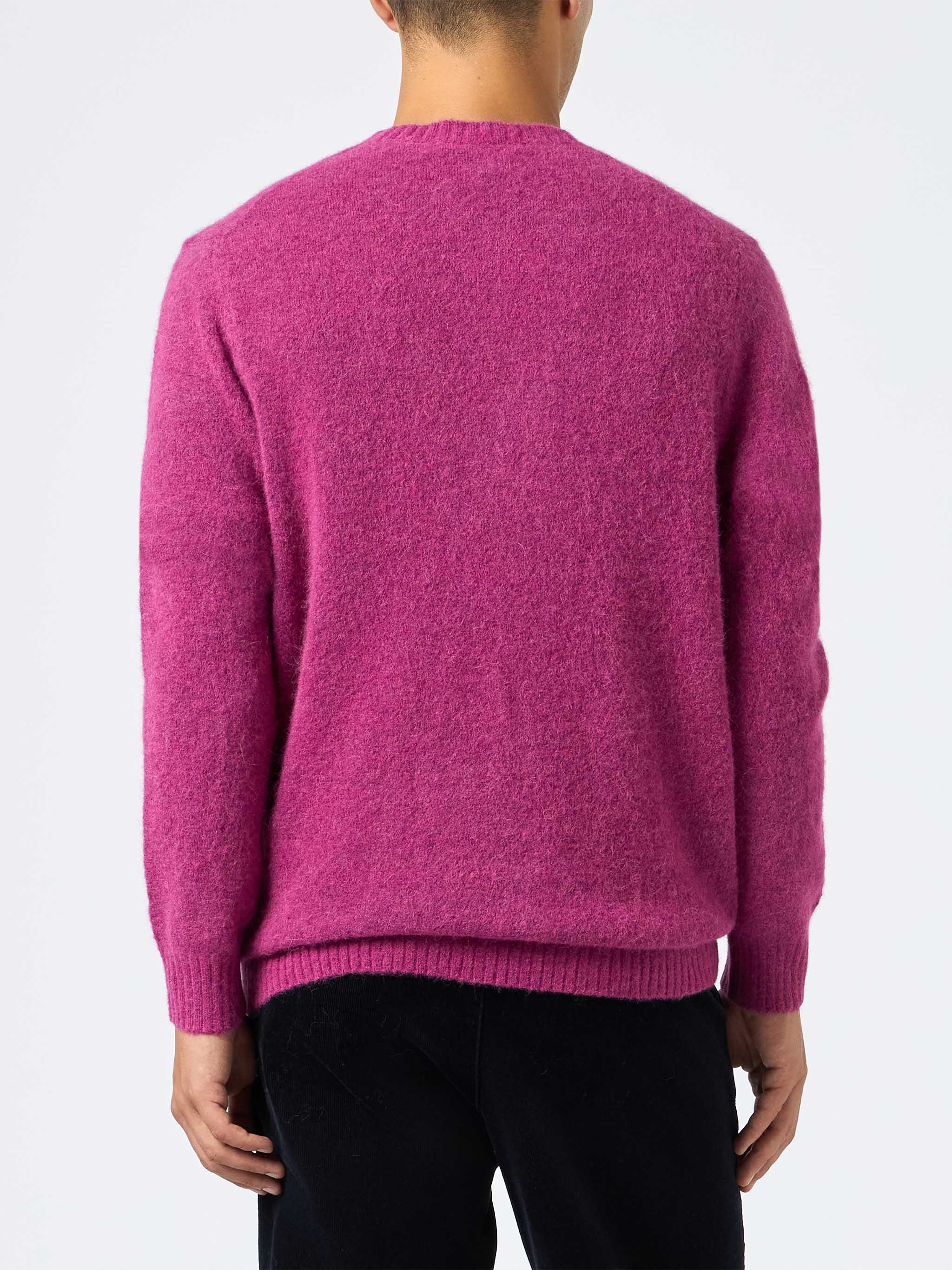 Maglione girocollo Regent in ALPACA STRETCH peonia - Image 2