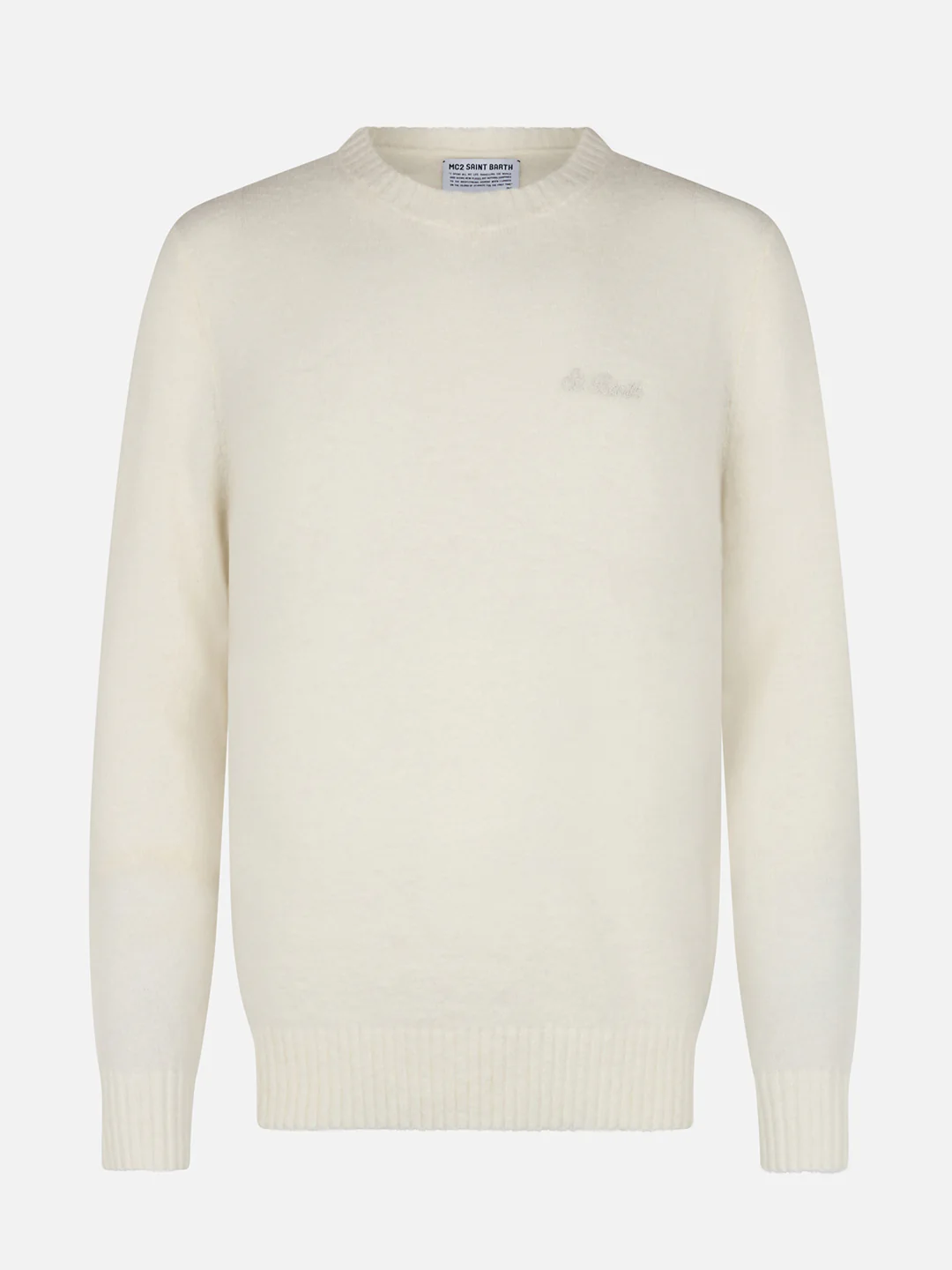 Maglia Regent in tessuto stretch panna tinta unita - Image 4
