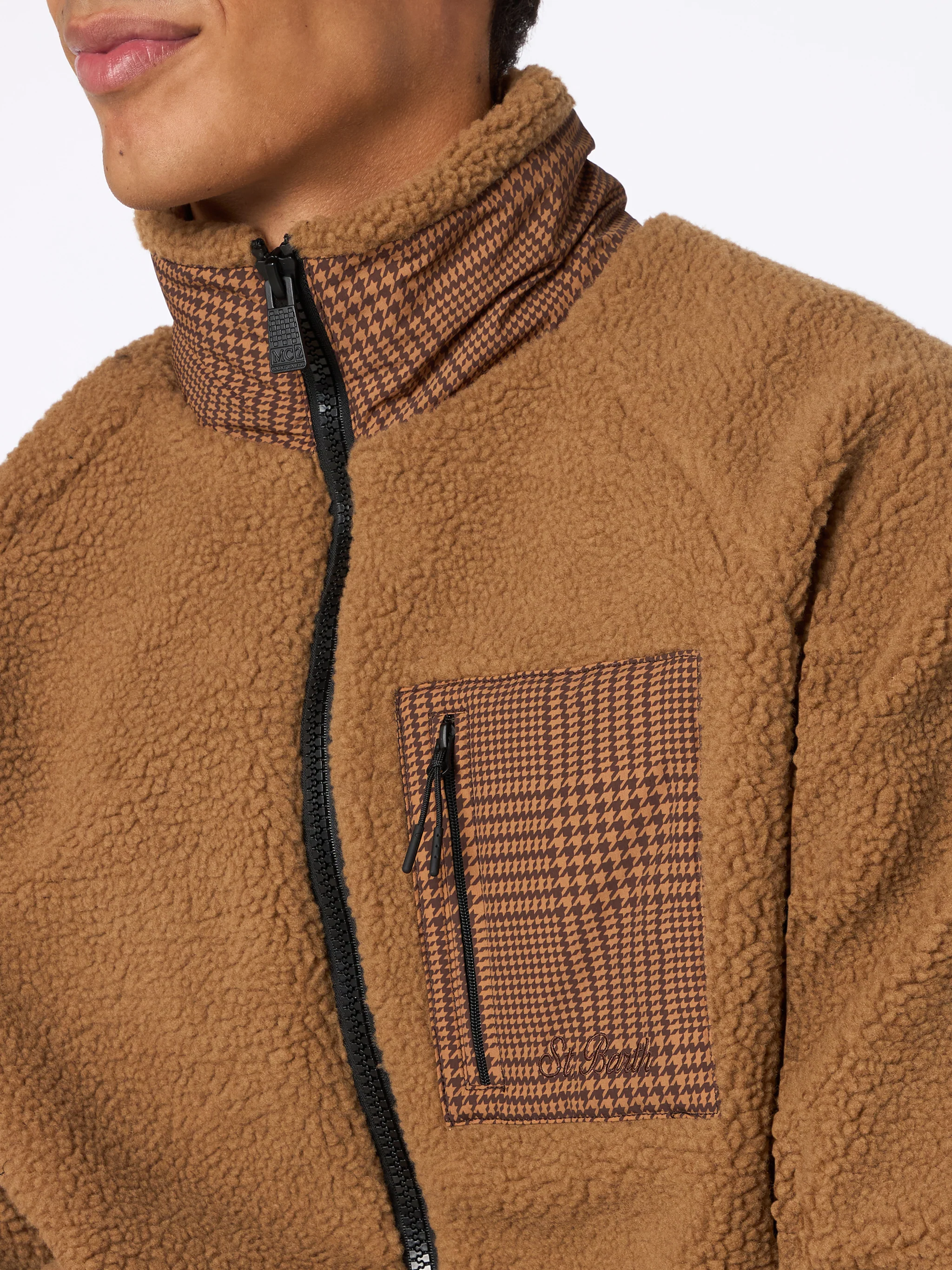 Giacca Keystone in sherpa fantasia check - Image 3