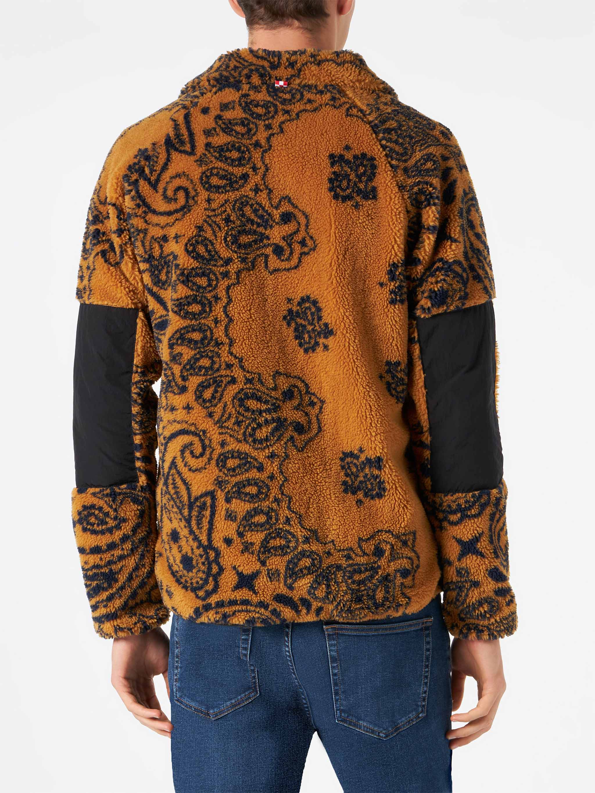 Giacca Keystone sherpa fantasia ocra - Image 3