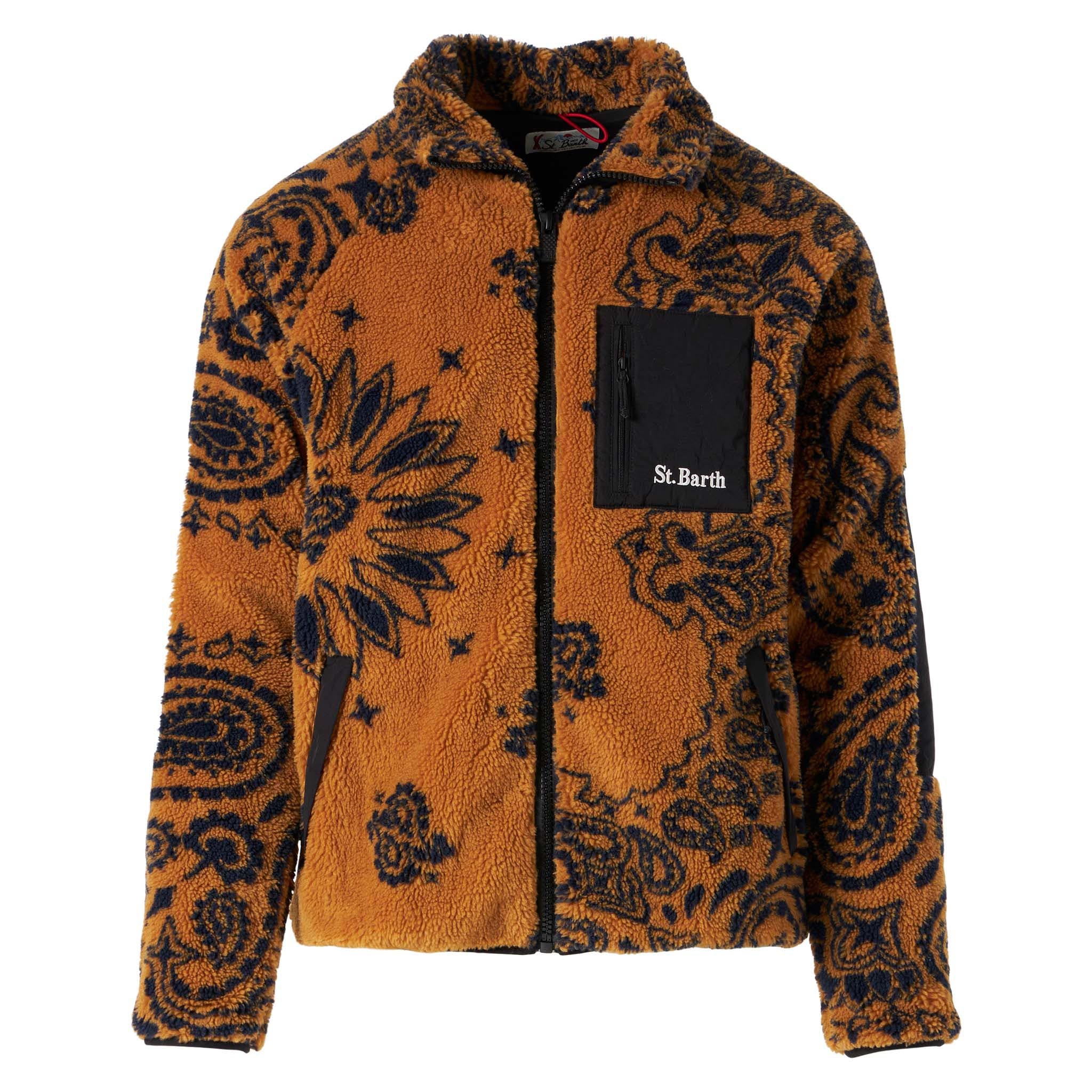 Giacca Keystone sherpa fantasia ocra - Image 4