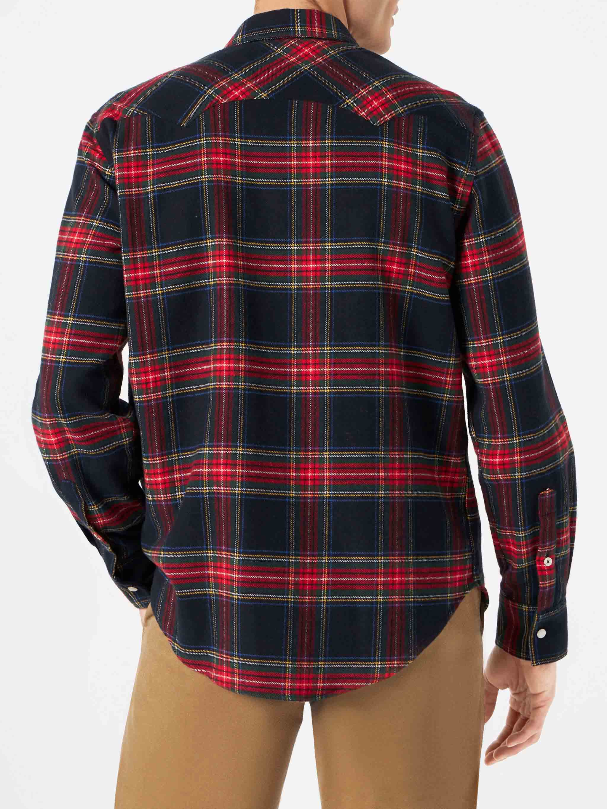 Camicia Greg tartan blu navy - Image 3