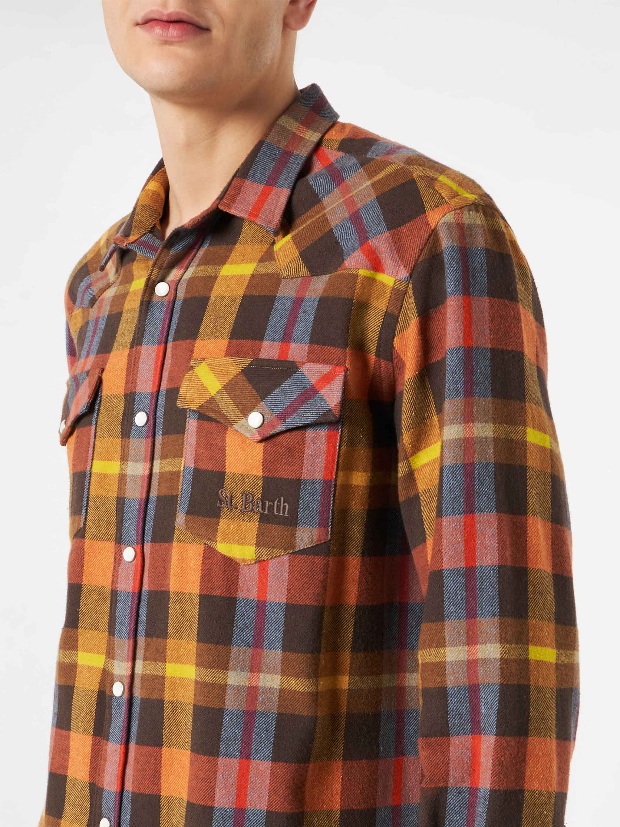 Camicia Greg tartan giallo - Image 2