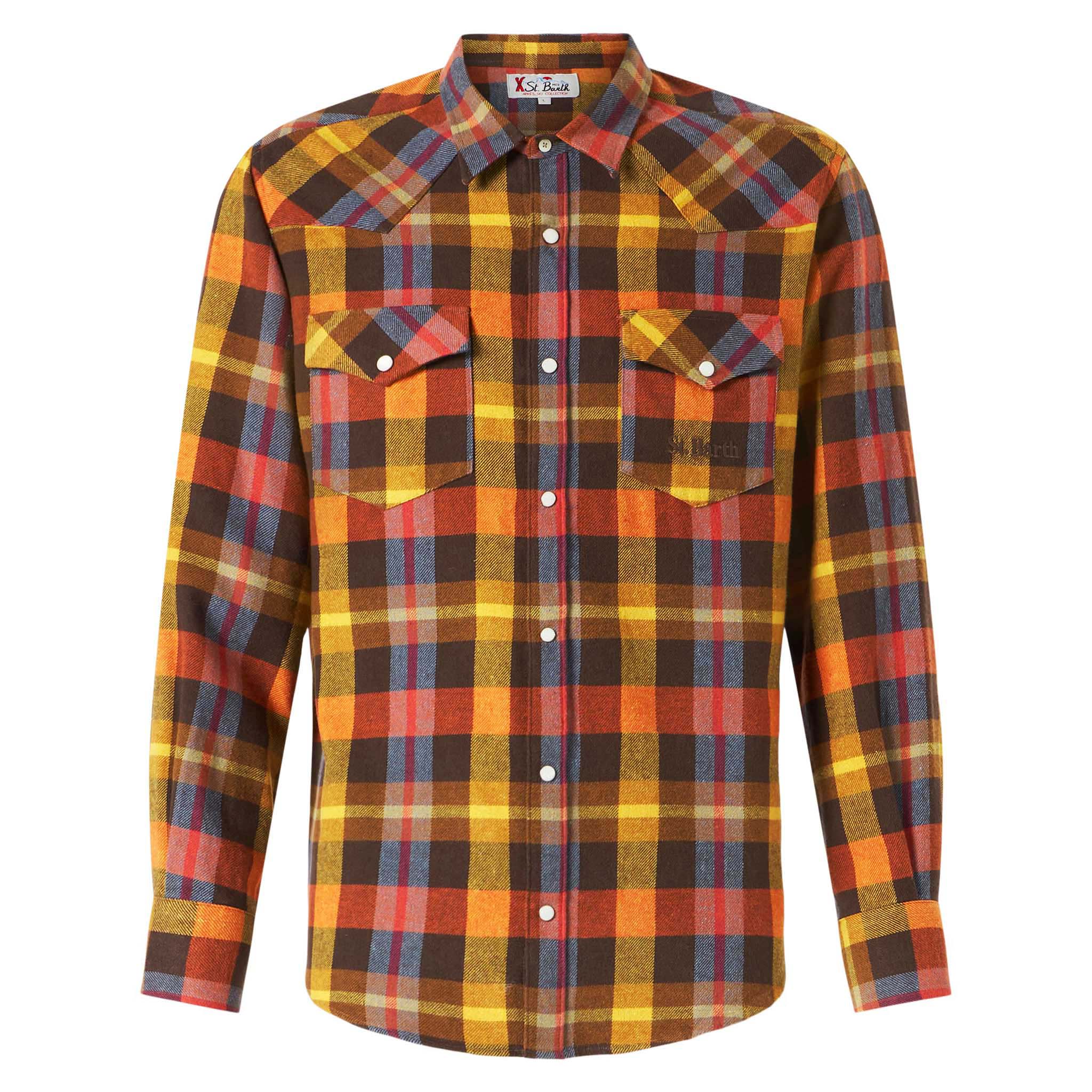 Camicia Greg tartan giallo - Image 4