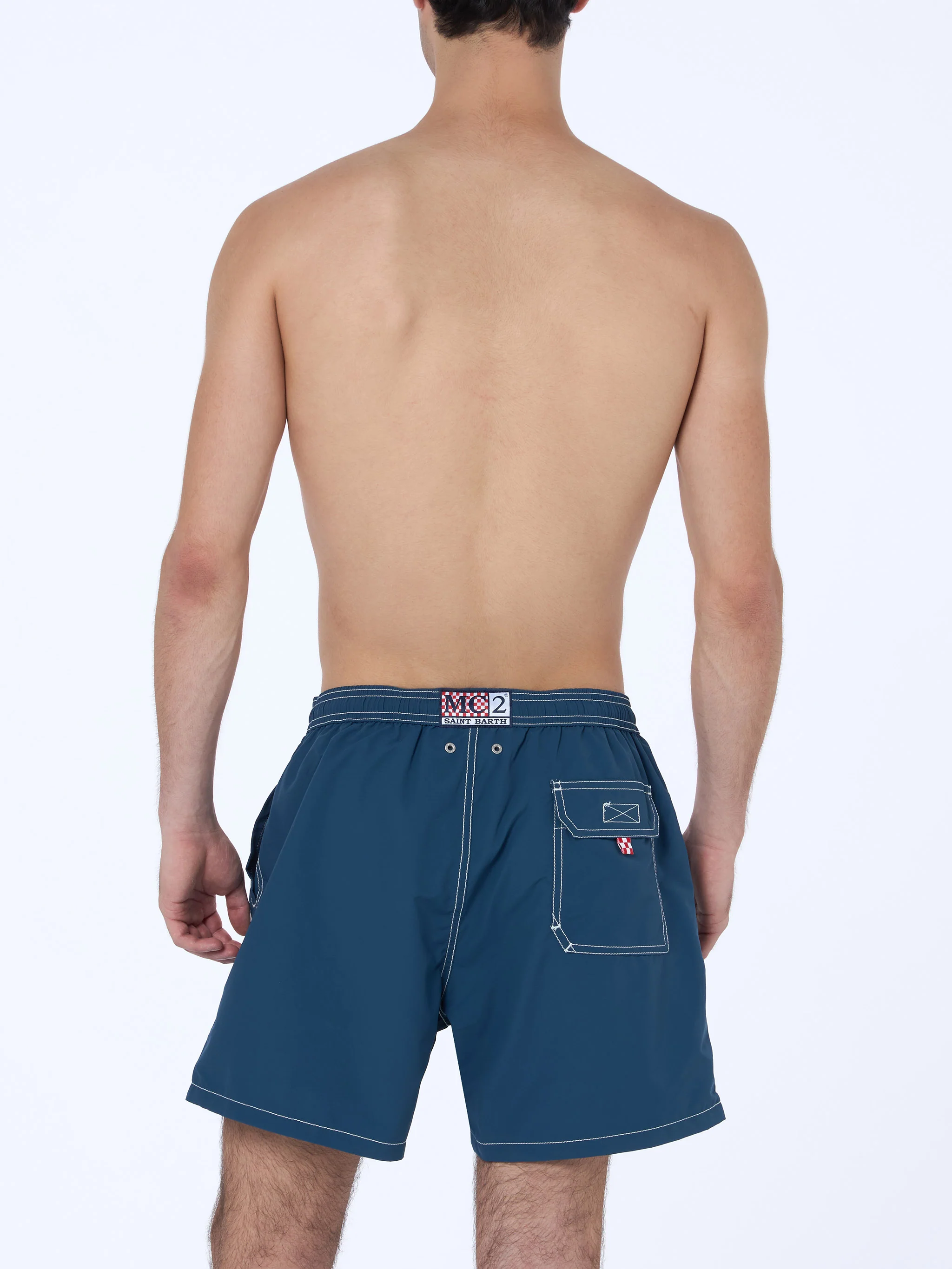 Costume classico leggero Patmos blu - Image 4