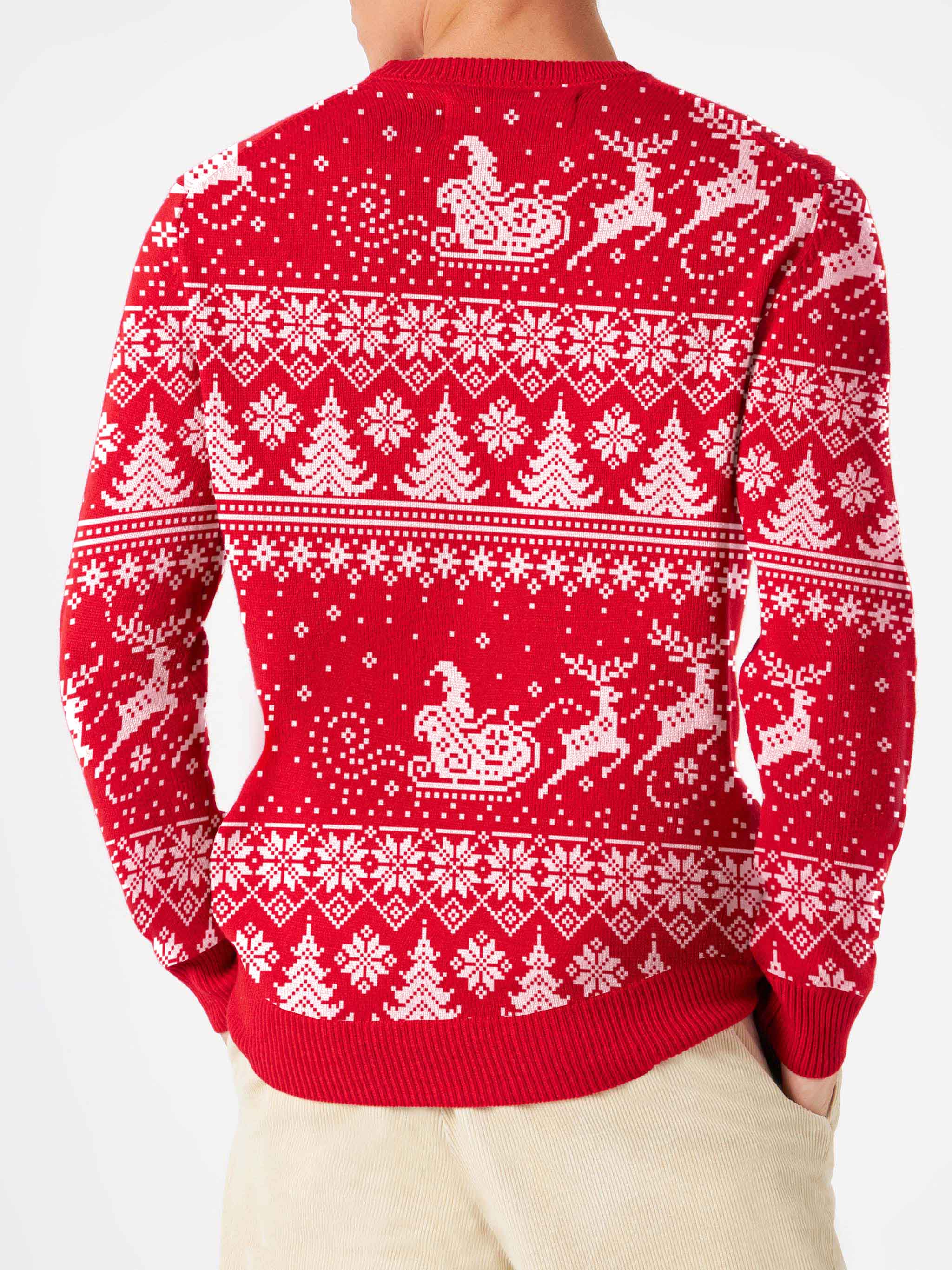 Maglia Heron con lettering I believe in Santa - Image 2