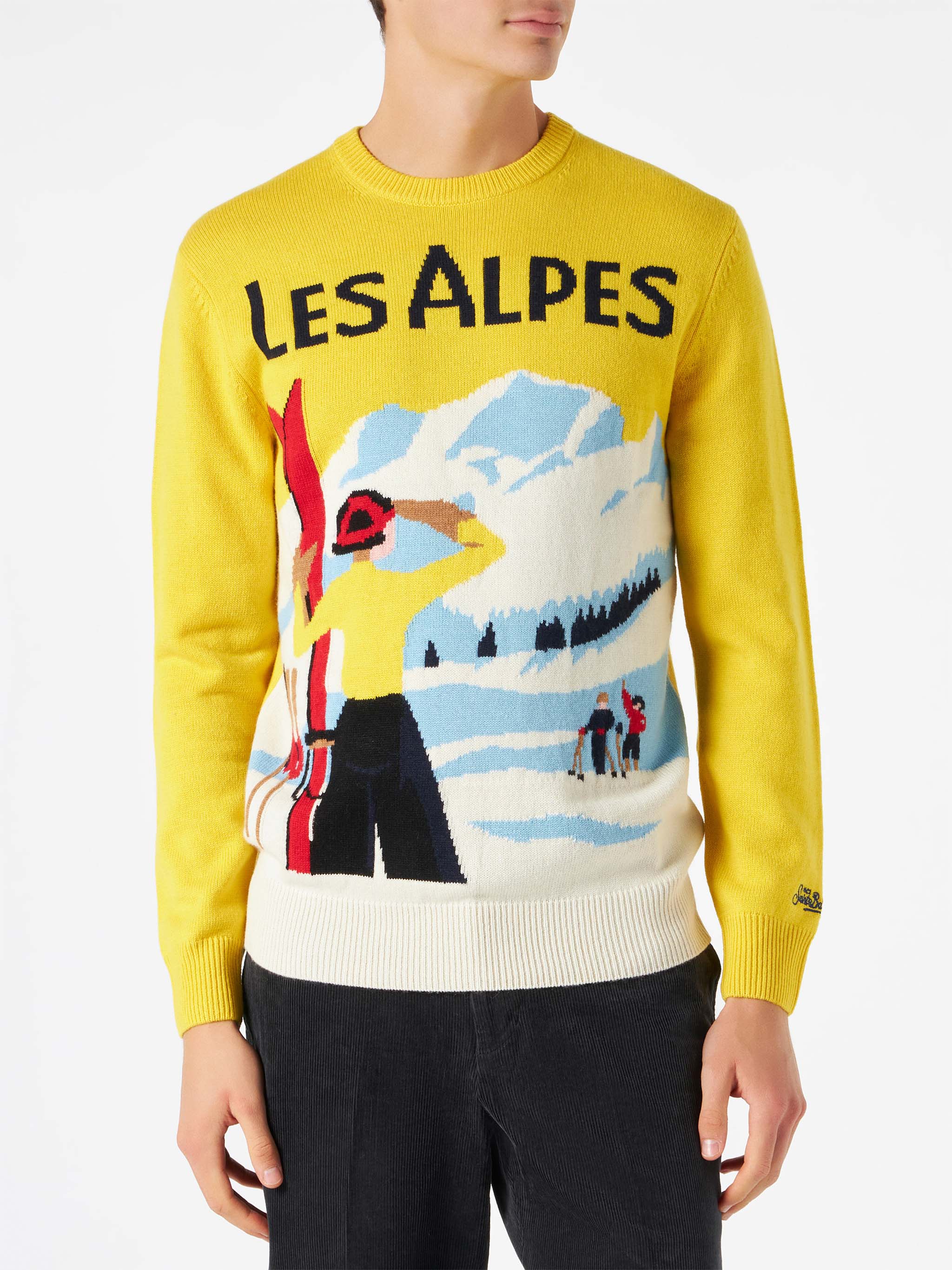 Maglia Heron con postcard Les Alpes - Image 2