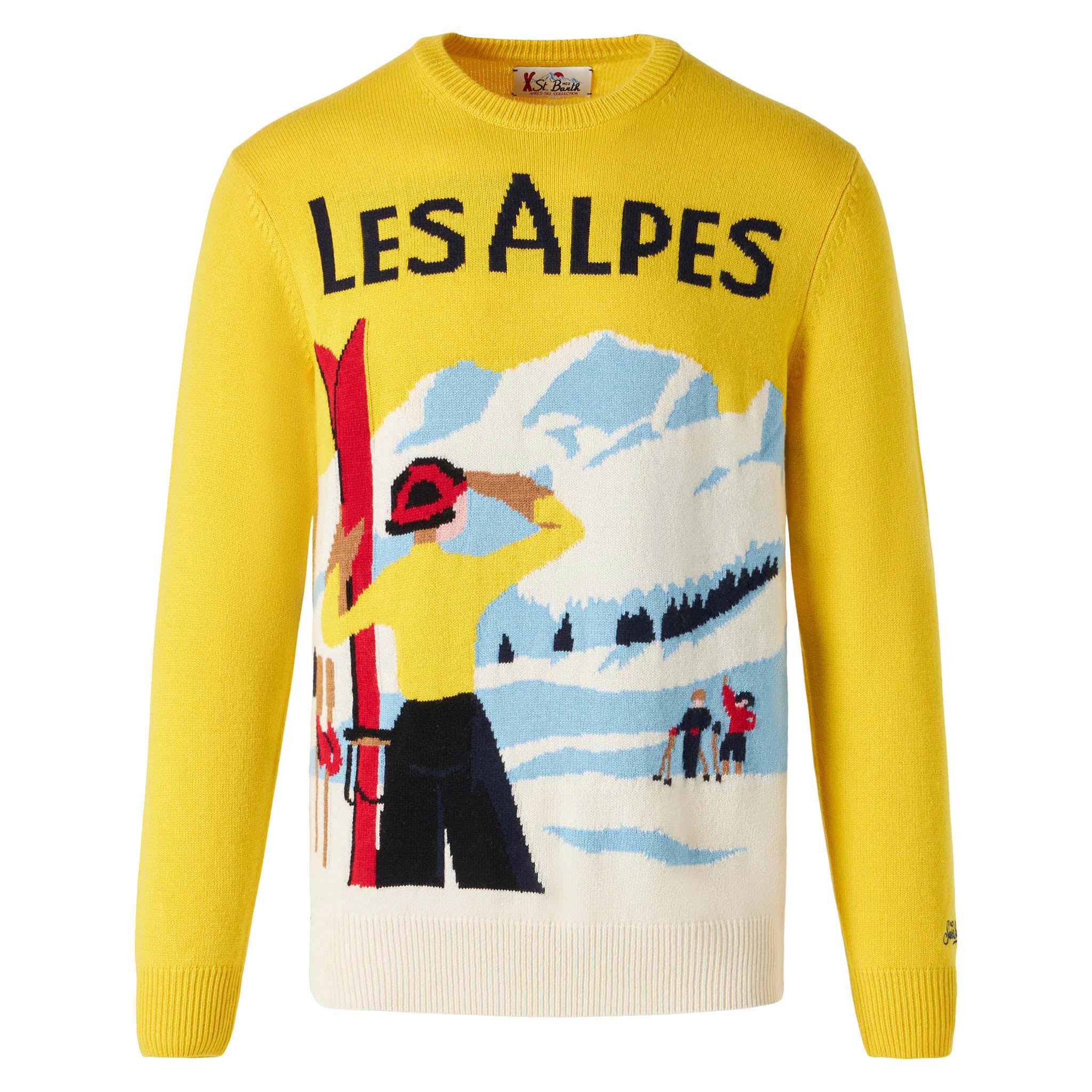 Maglia Heron con postcard Les Alpes - Image 4