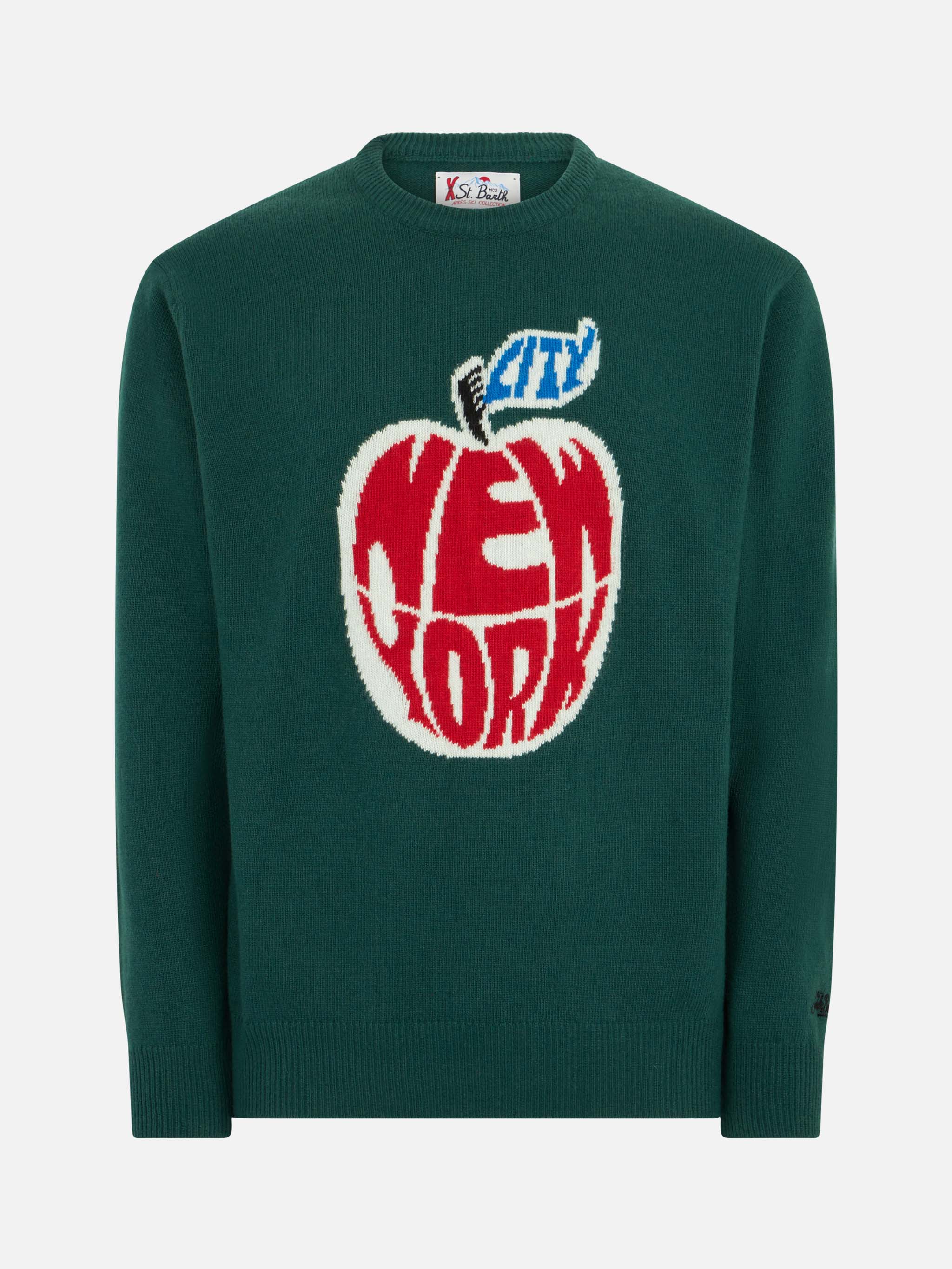 Maglione Heron con jacquard New York apple - Image 4