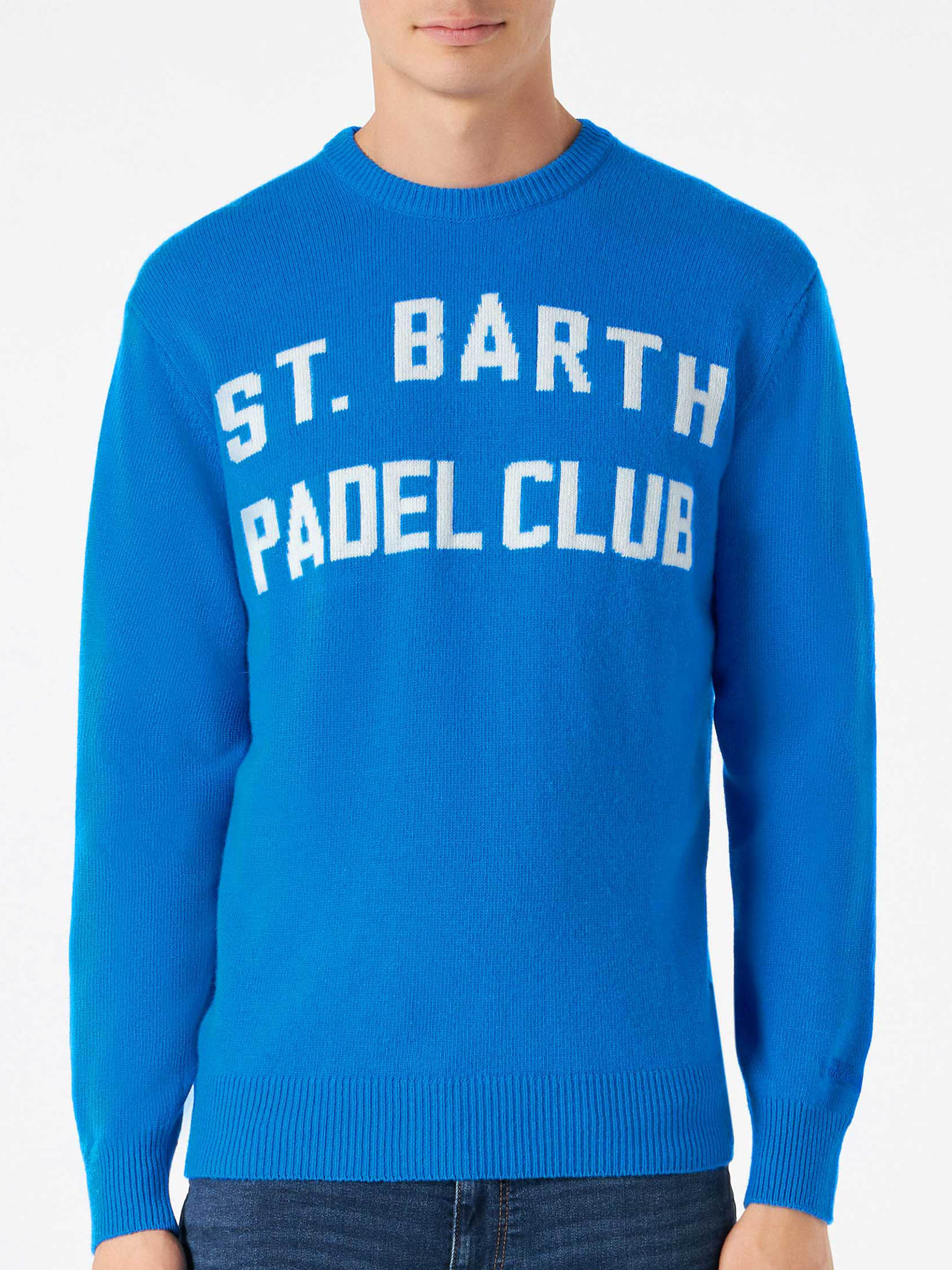 Maglione Heron con jacquard St. Barth Padel Club - Image 2
