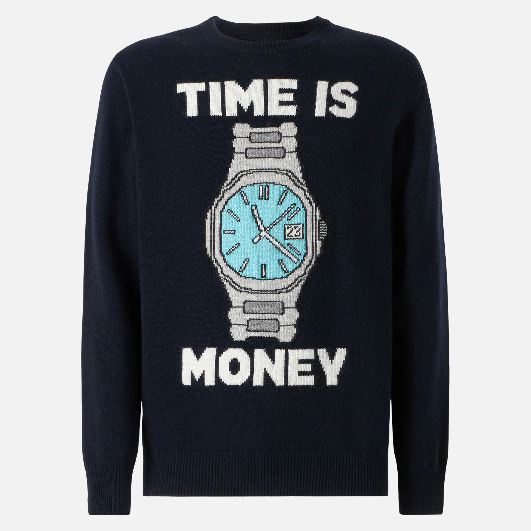 Maglia Heron con ricamo Time is money - Image 3