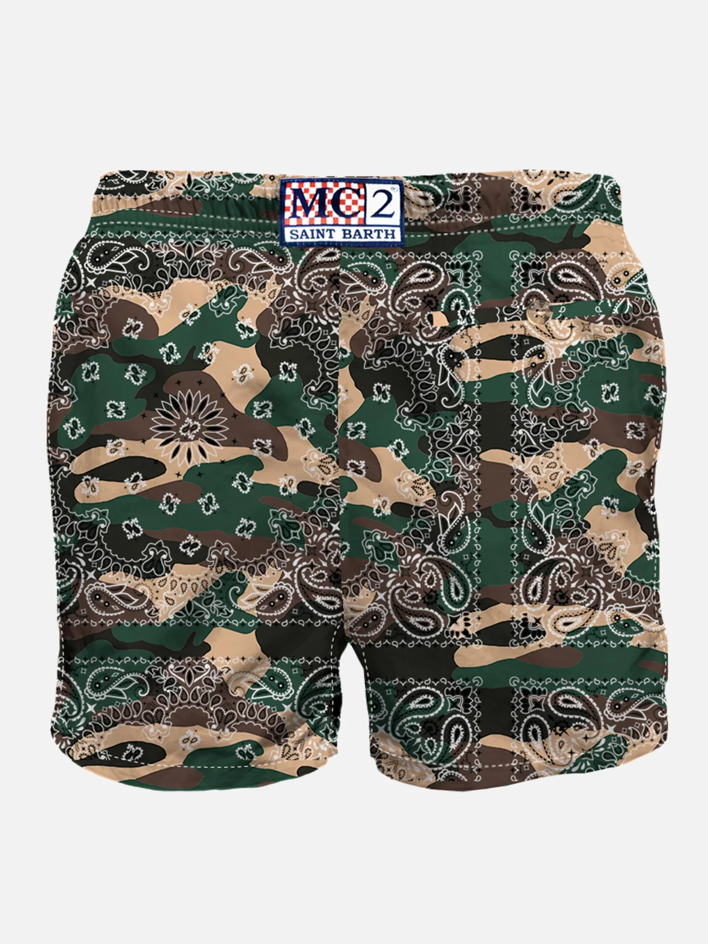Costume mare Caprese stampa bandana camouflage - Image 2