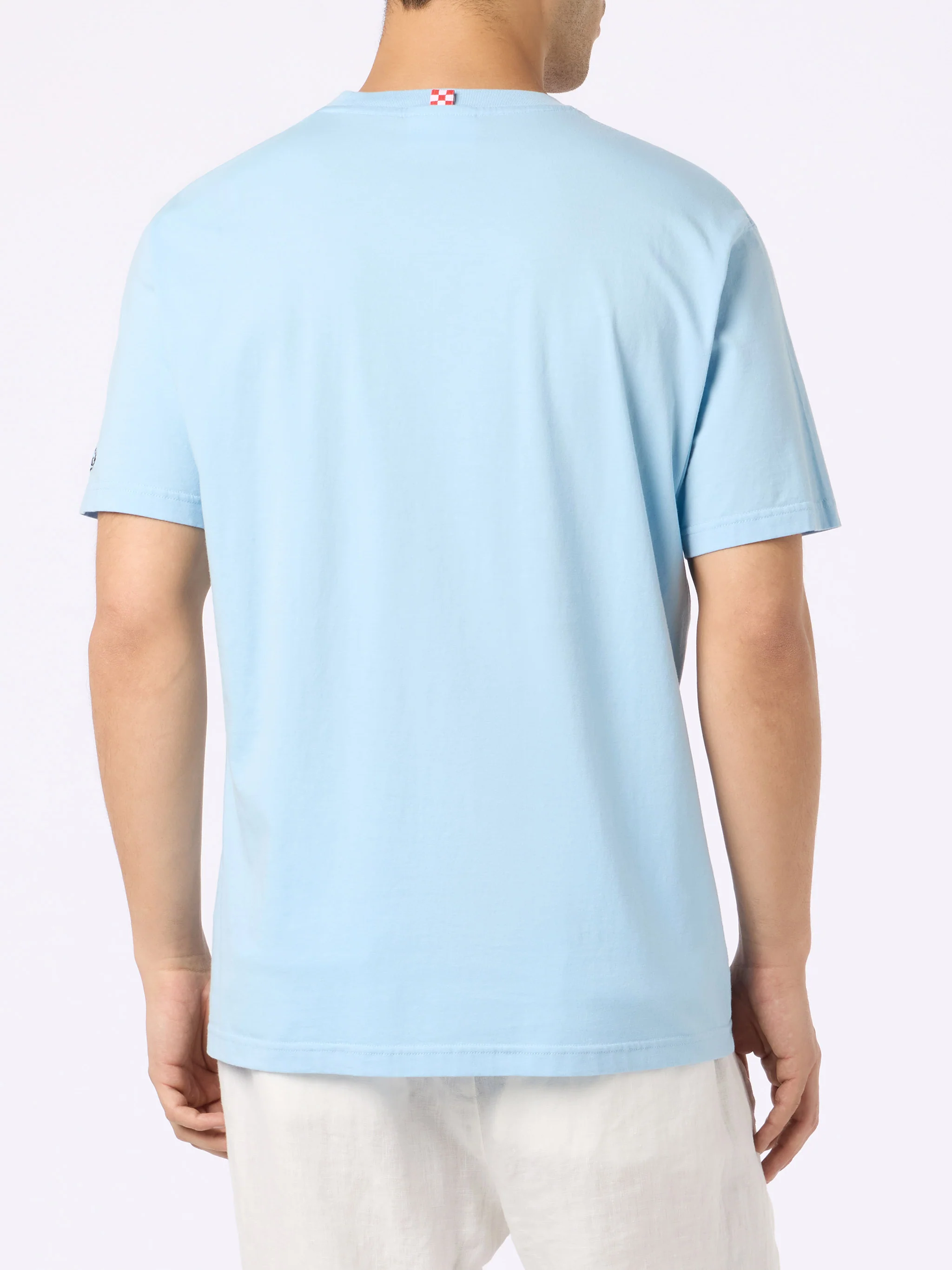 T-shirt  stampa granchio Big Babol azzurro | Special Edition - Image 4