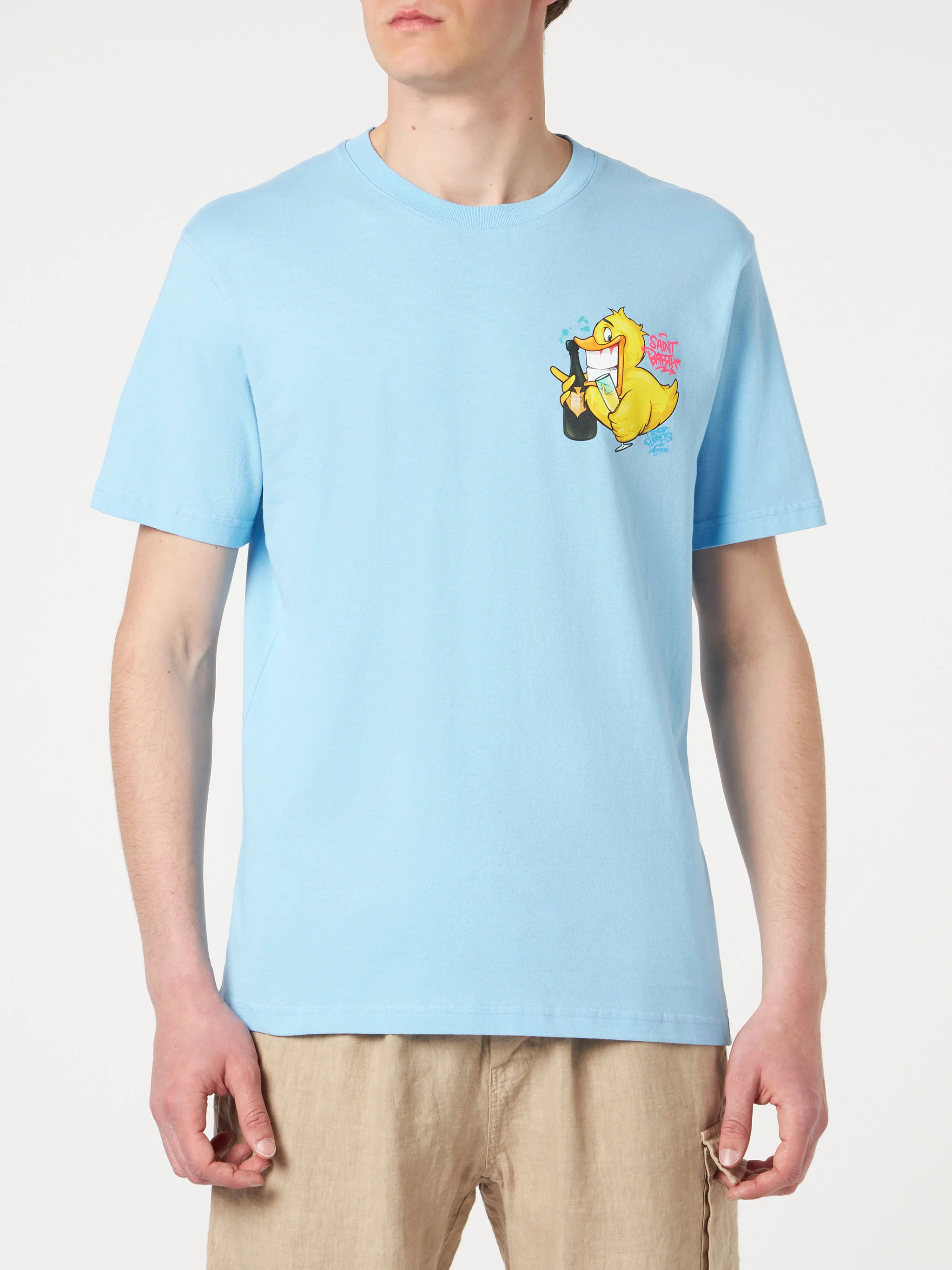 T-shirt Portofino cotone Crypto ducky champ azzurro | Special Edition - Image 4
