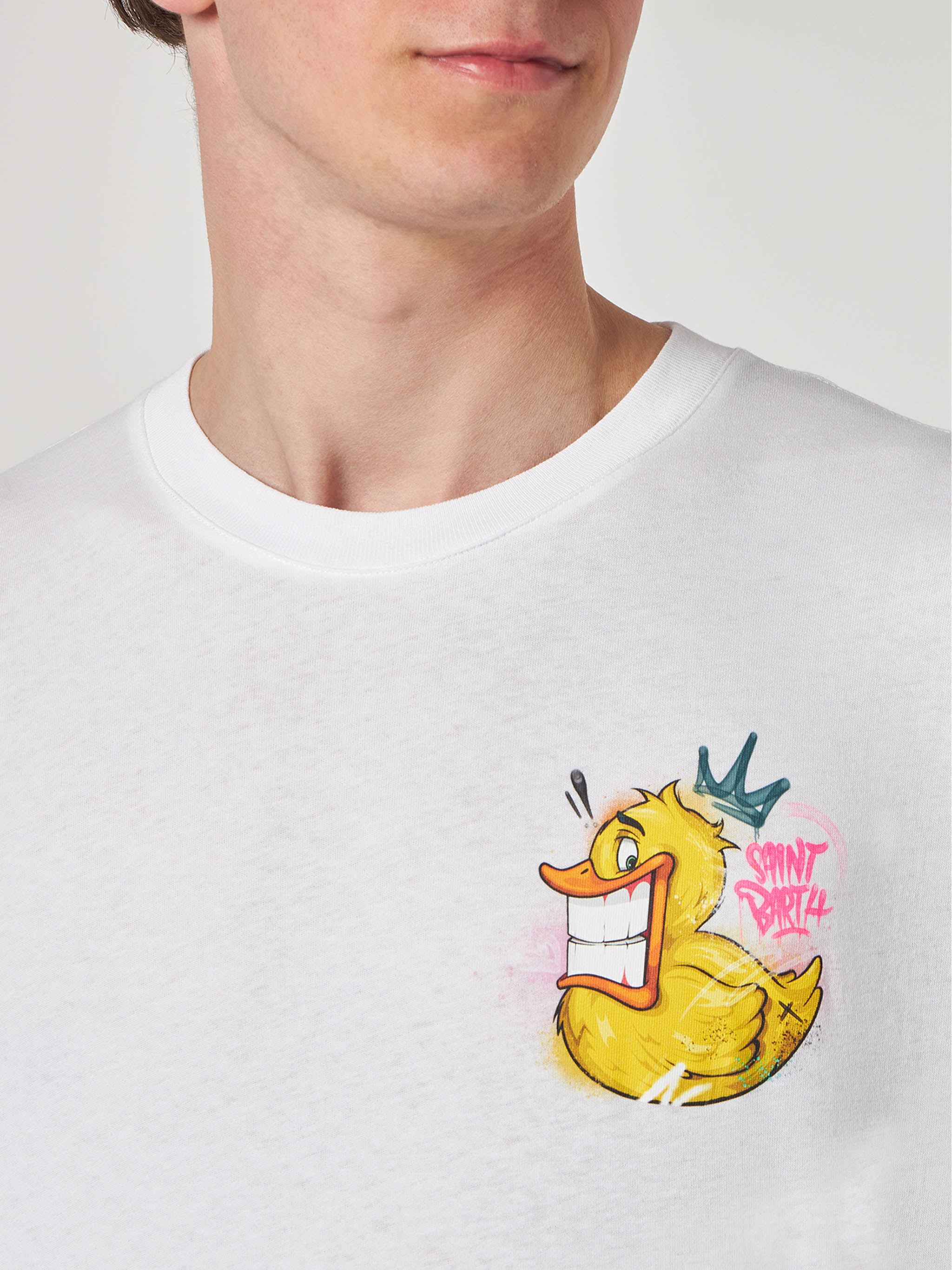 T-shirt Portofino cotone Crypto duck bianco | Special Edition - Image 2