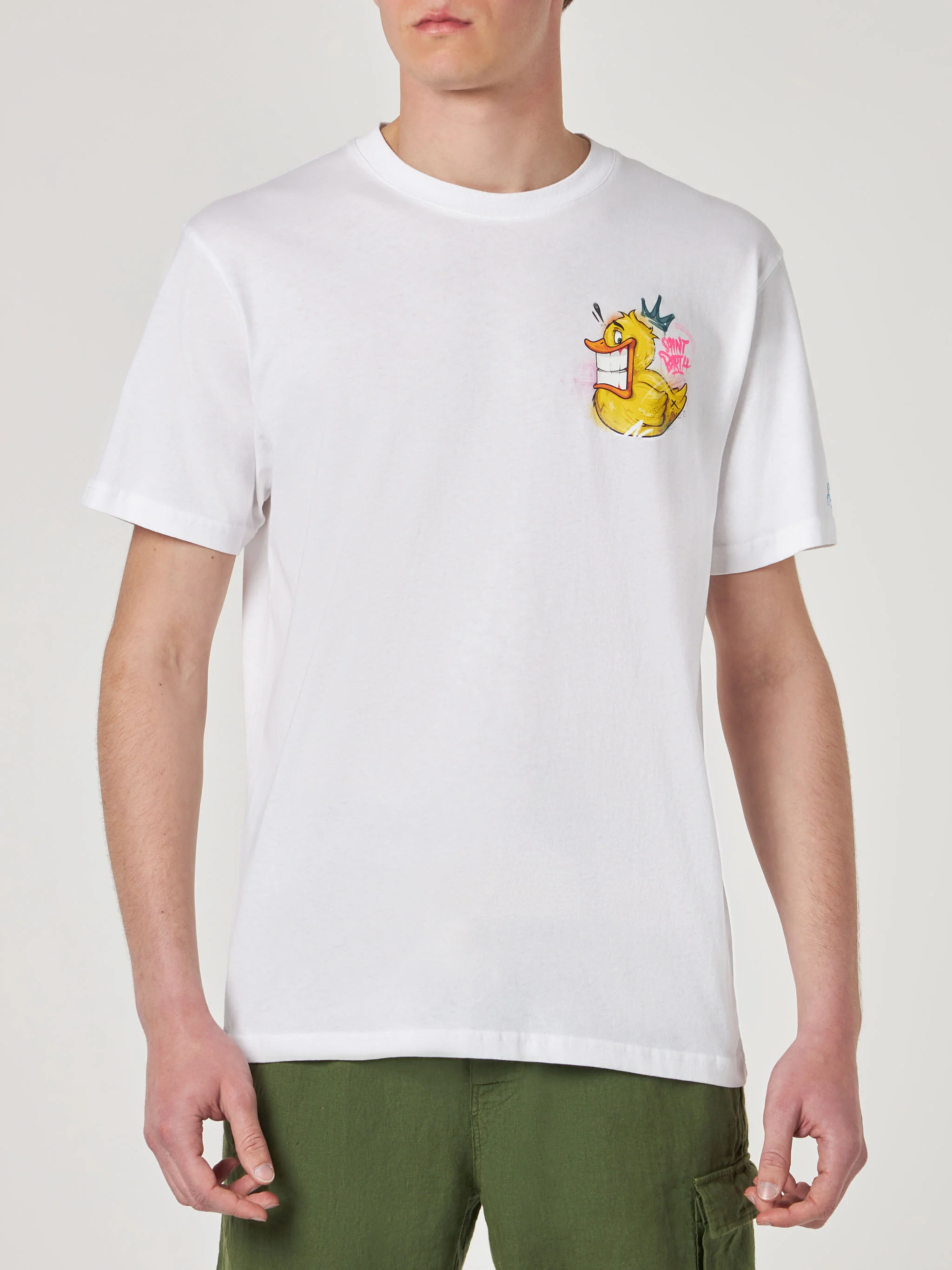 T-shirt Portofino cotone Crypto duck bianco | Special Edition - Image 4