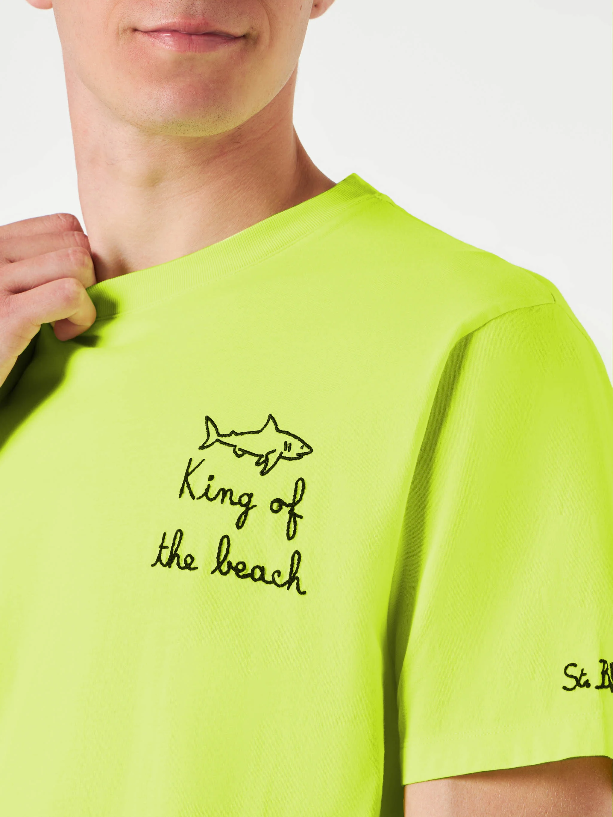 T-shirt Portofino con ricamo King of the Beach - Image 2