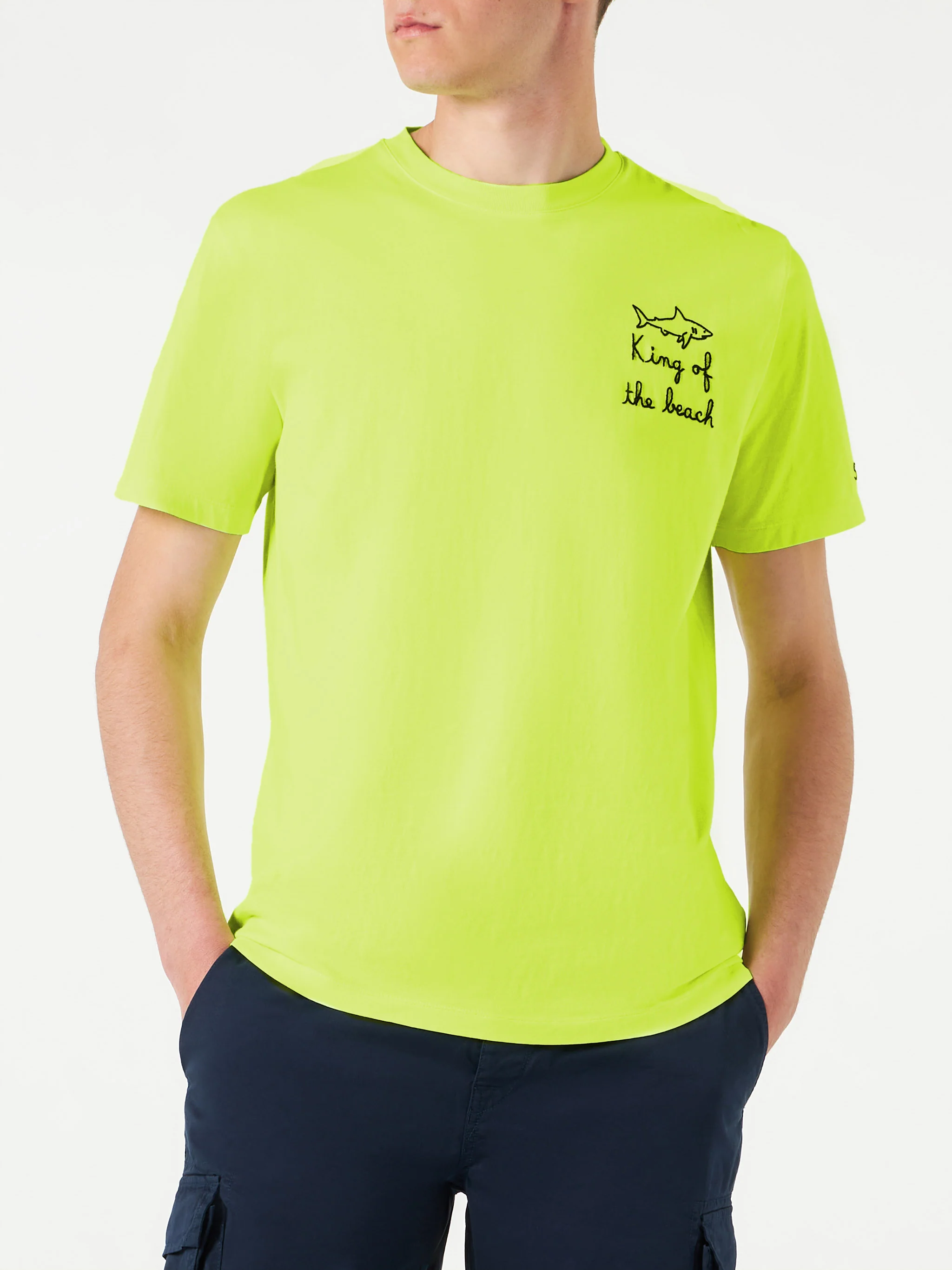 T-shirt Portofino con ricamo King of the Beach - Image 3